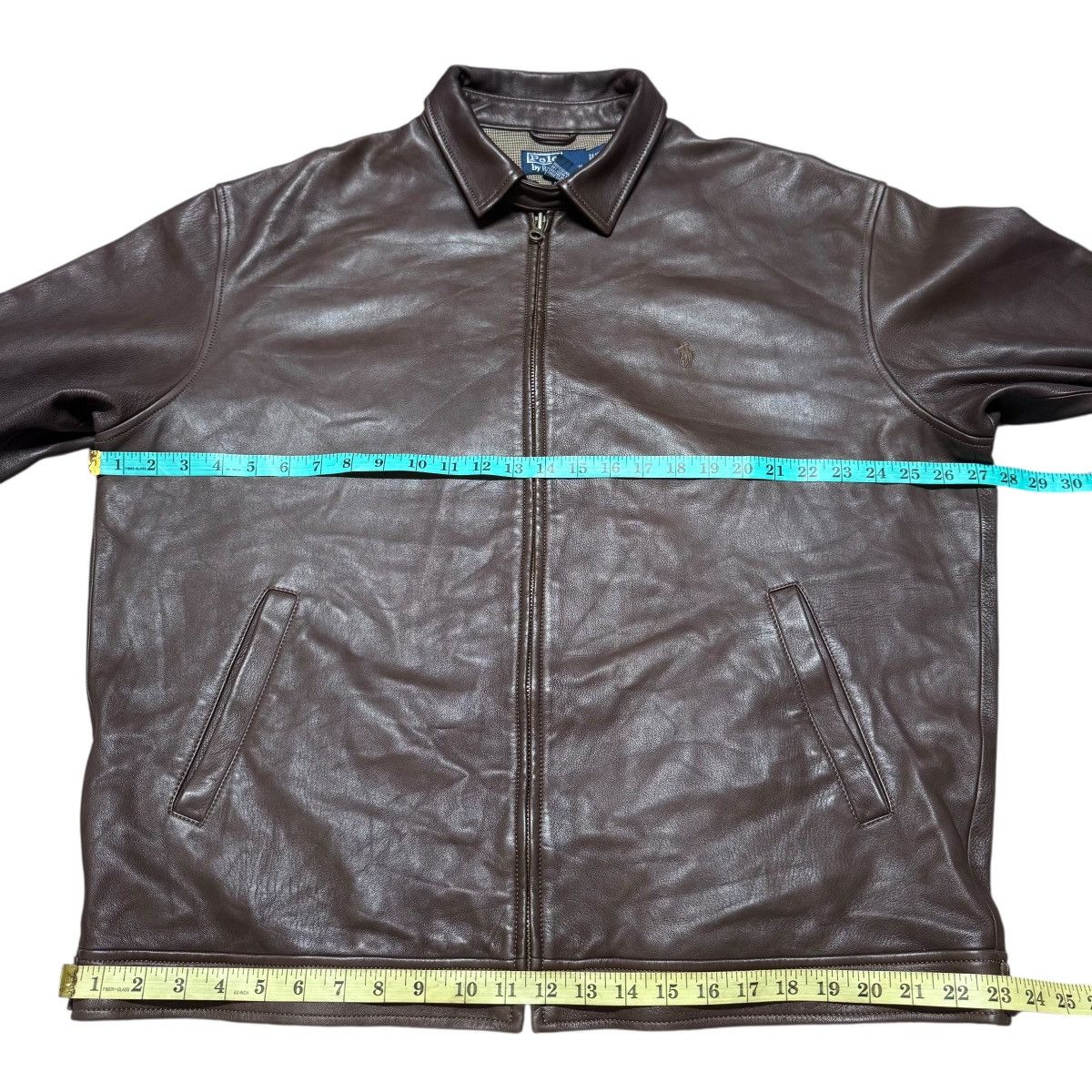 Polo Ralph Lauren Vintage Polo Ralph Lauren Leather Jacket Small Poney Size US XL / EU 56 / 4 - 20 Thumbnail
