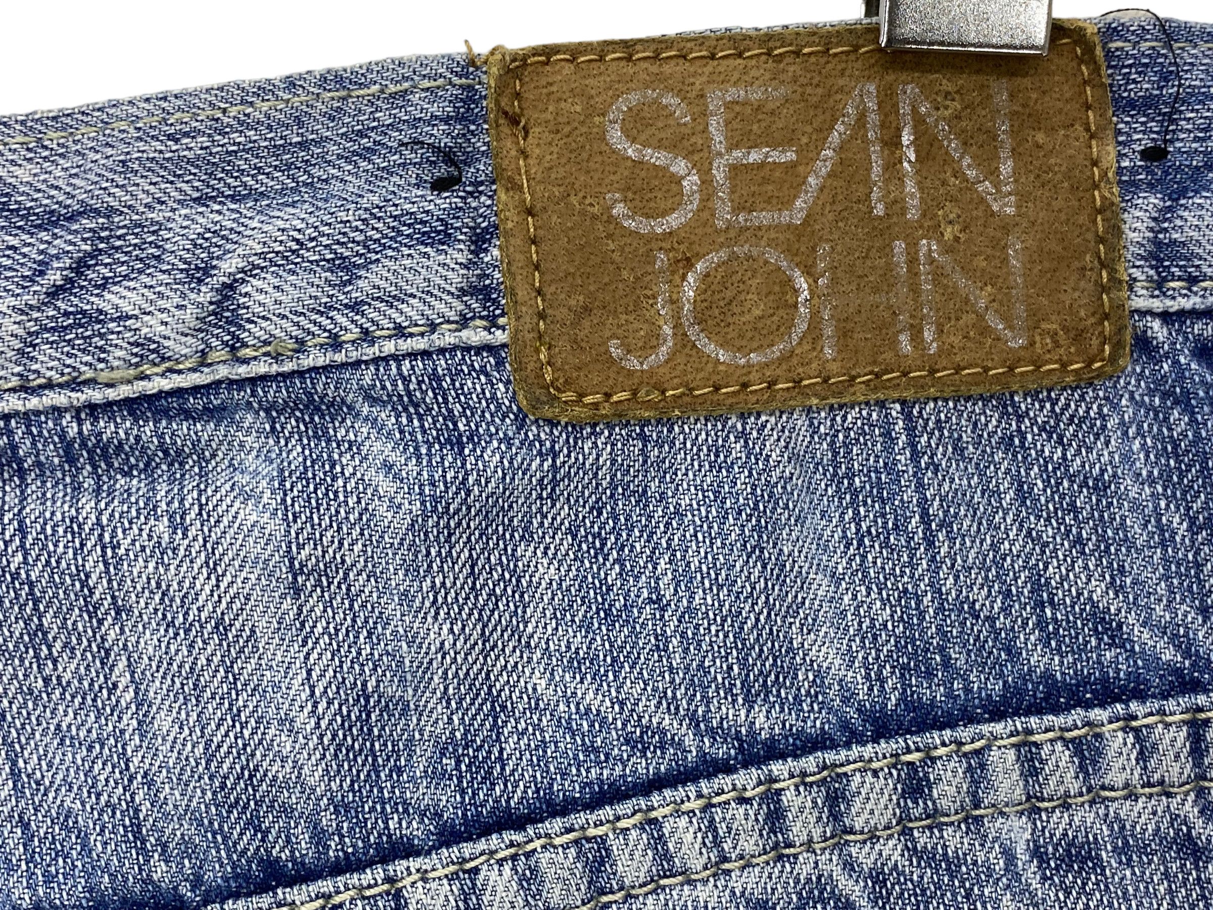Sean John Sean John Baggy Denim Jeans Embroided Logo Jeans Hip Hop Size US 32 / EU 48 - 9 Thumbnail