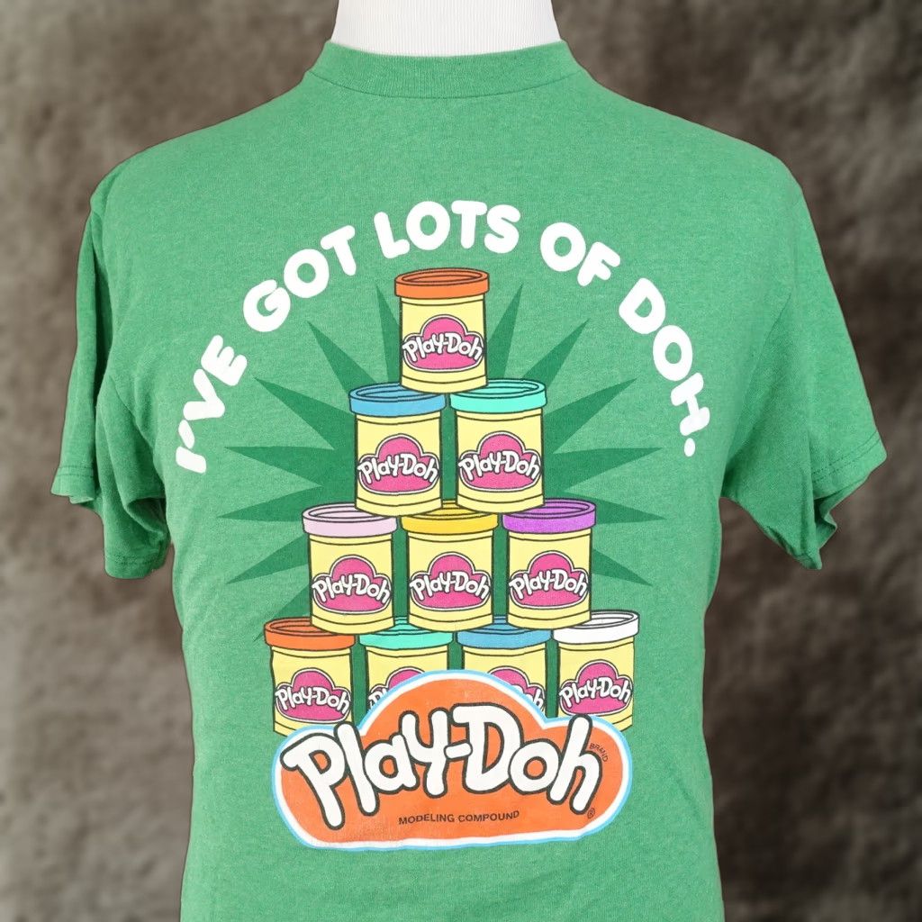 Delta VINTAGE Delta T-Shirt Unisex Adults Short Sleeve Crew Neck Cotton Green SZ L DOH FUNNY NOVELTY 90s Mens Girls Boys Size US L / EU 52-54 / 3 - 1 Thumbnail