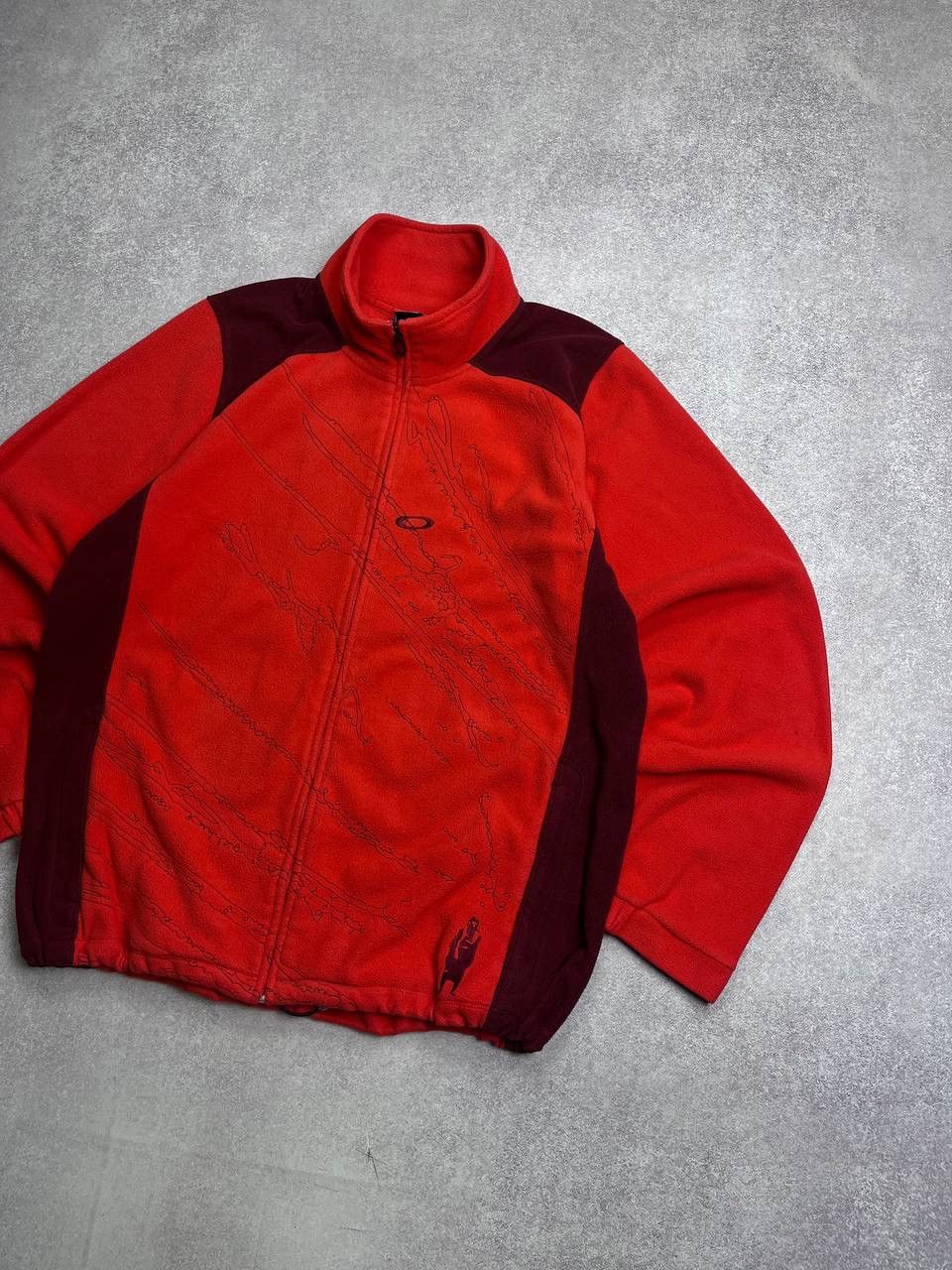 Oakley Vintage Oakley Archival Fleece Sherpa Zip Jacket XL Size US XL / EU 56 / 4 - 2 Thumbnail