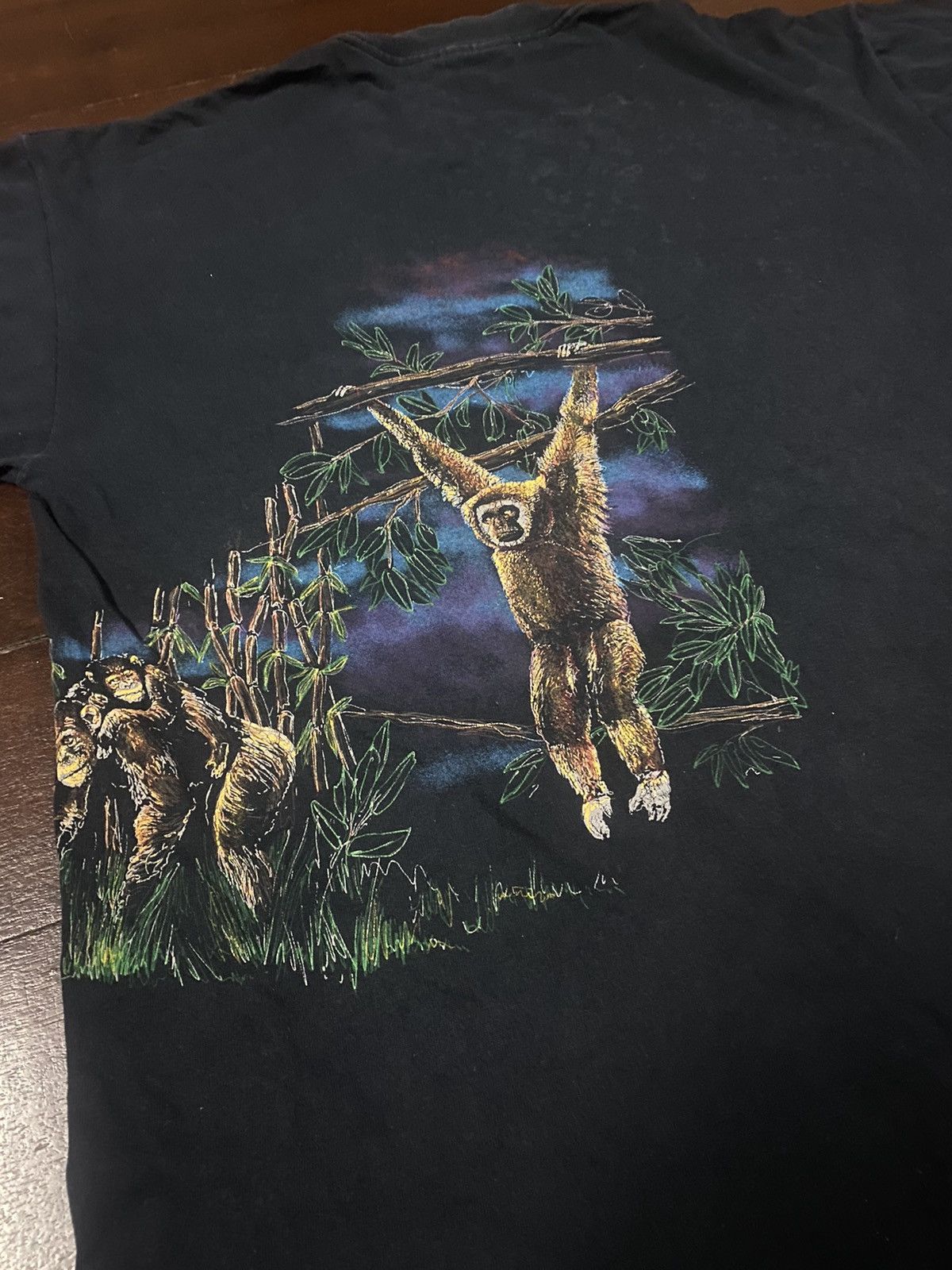 Arts & Science × Vintage FIRE 🔥 VINTAGE 90s HAZELWOODS ART KINGKONG HUMOR ART Size US L / EU 52-54 / 3 - 15 Thumbnail