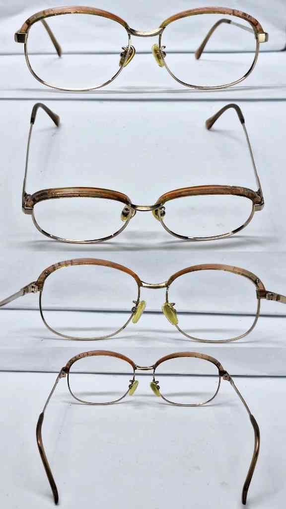 Other VINTAGE 1980s Japanese House Brand Browline Glasses 50mm Size ONE SIZE - 6 Thumbnail