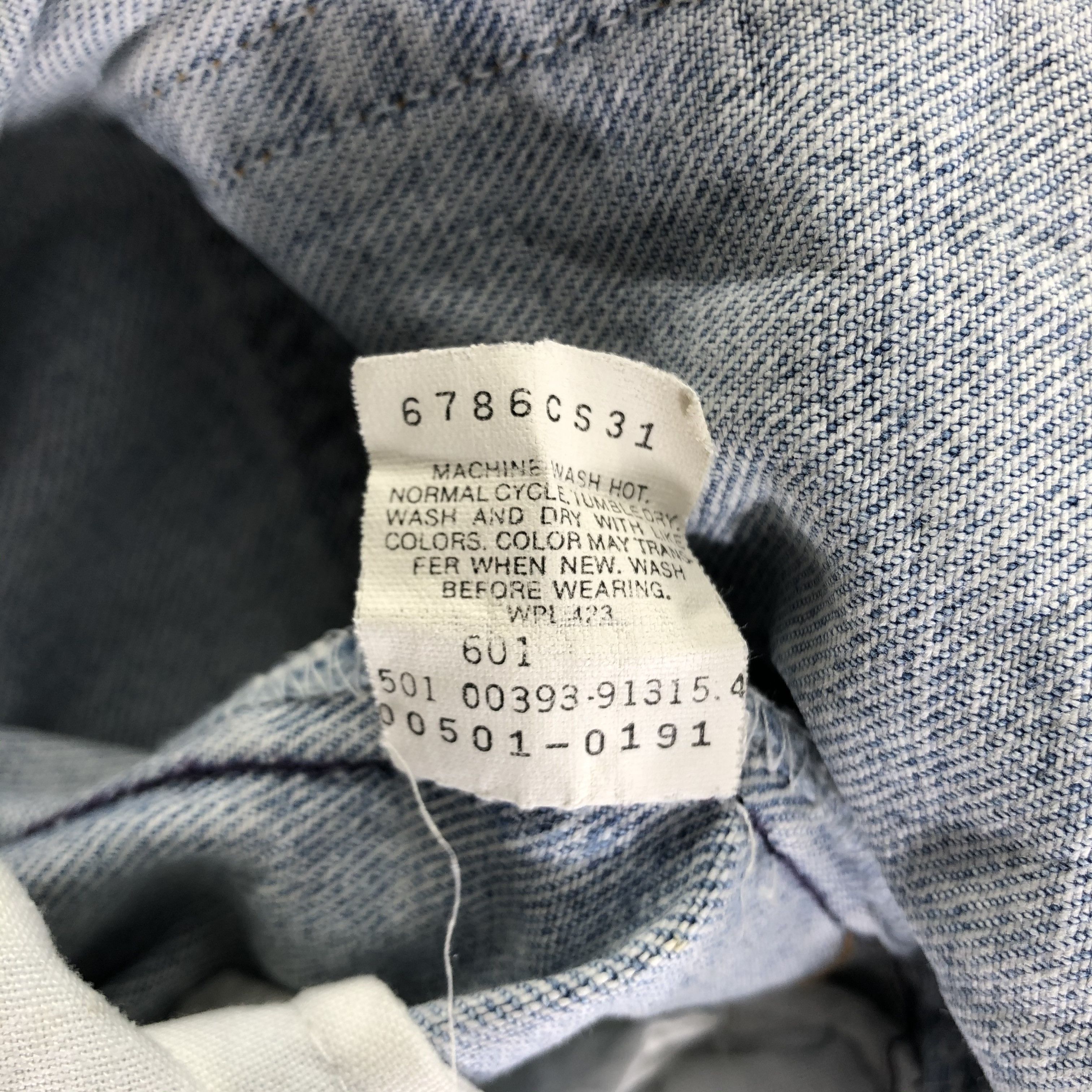 Levi's Vintage 90s Blue Wash Levis 501 Jeans-JM3724 Size US 29 - 11 Thumbnail