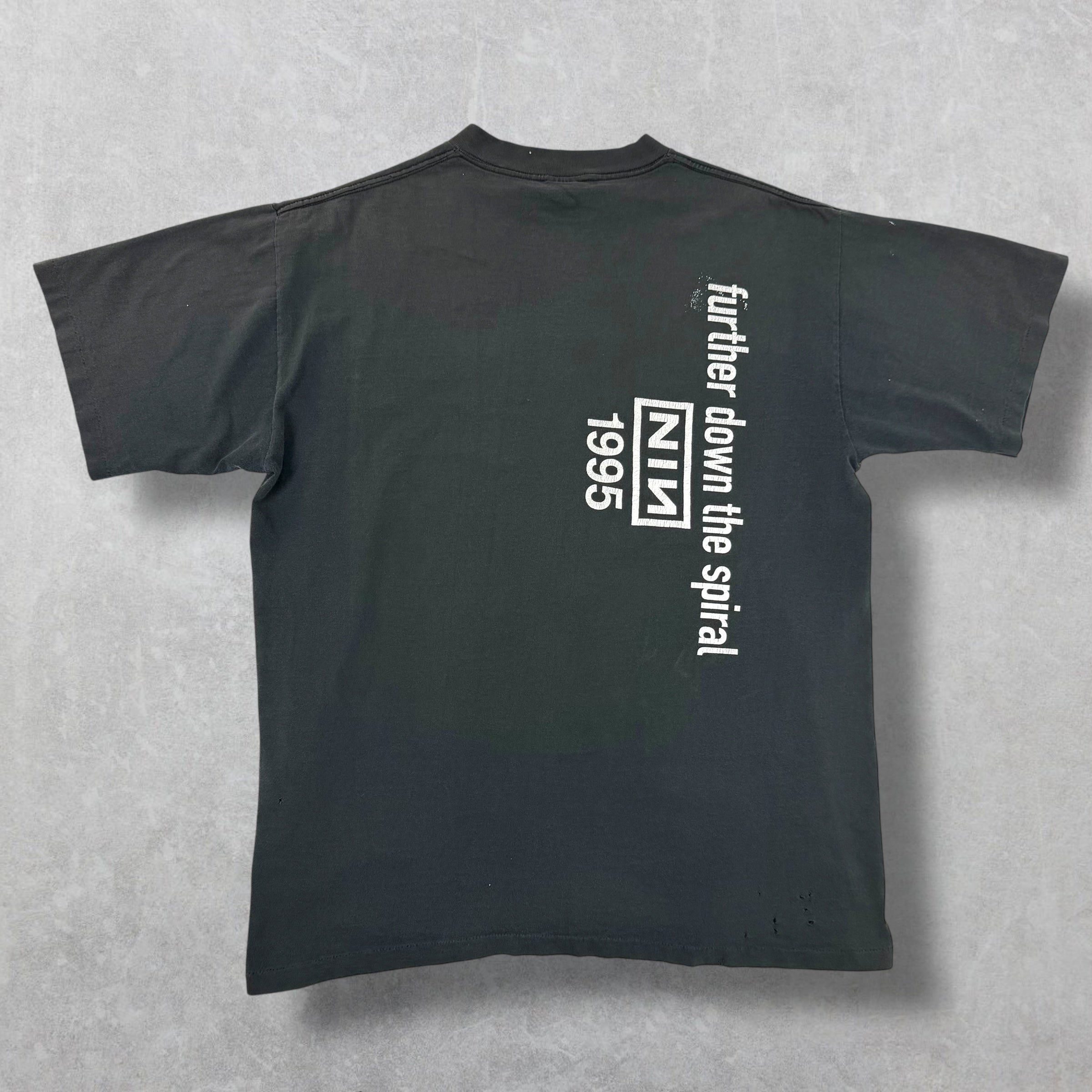 All Sport Vintage '95 Nine Inch Nails Further Down The Spiraltour Tee Size US XL / EU 56 / 4 - 2 Thumbnail
