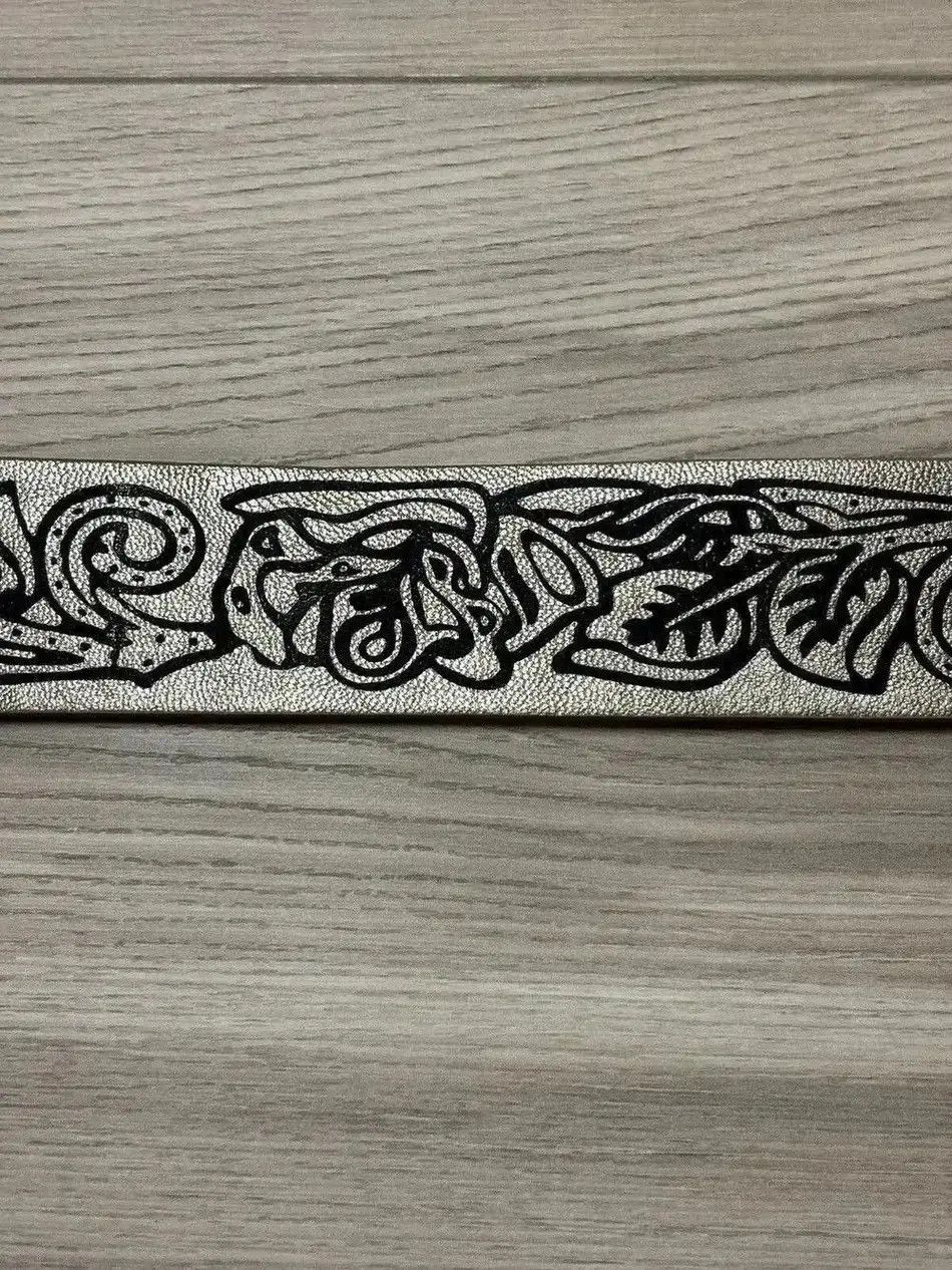 Other Unisex Trendy Gothic Punk Rose Buckle Belt Size ONE SIZE - 3 Thumbnail