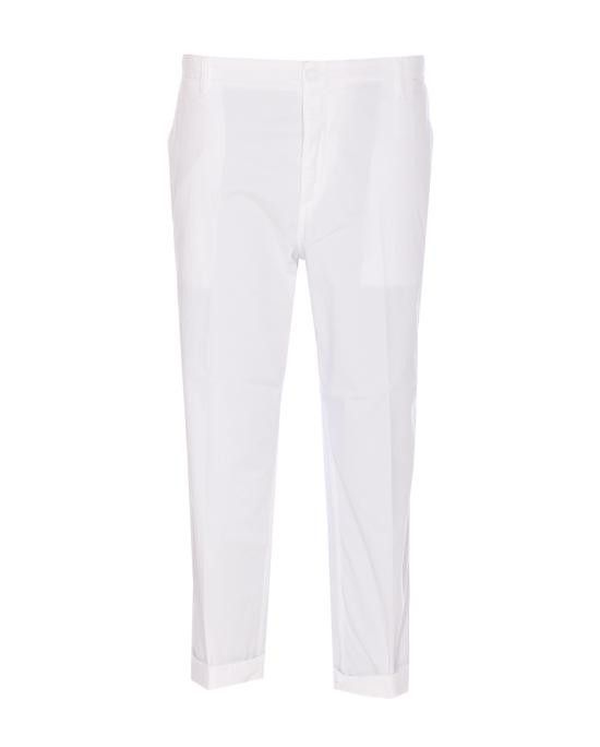 Dondup DONDUP Men Straight Pants UP521 GS0096 PTD000 White Size US 33 - 1 Thumbnail