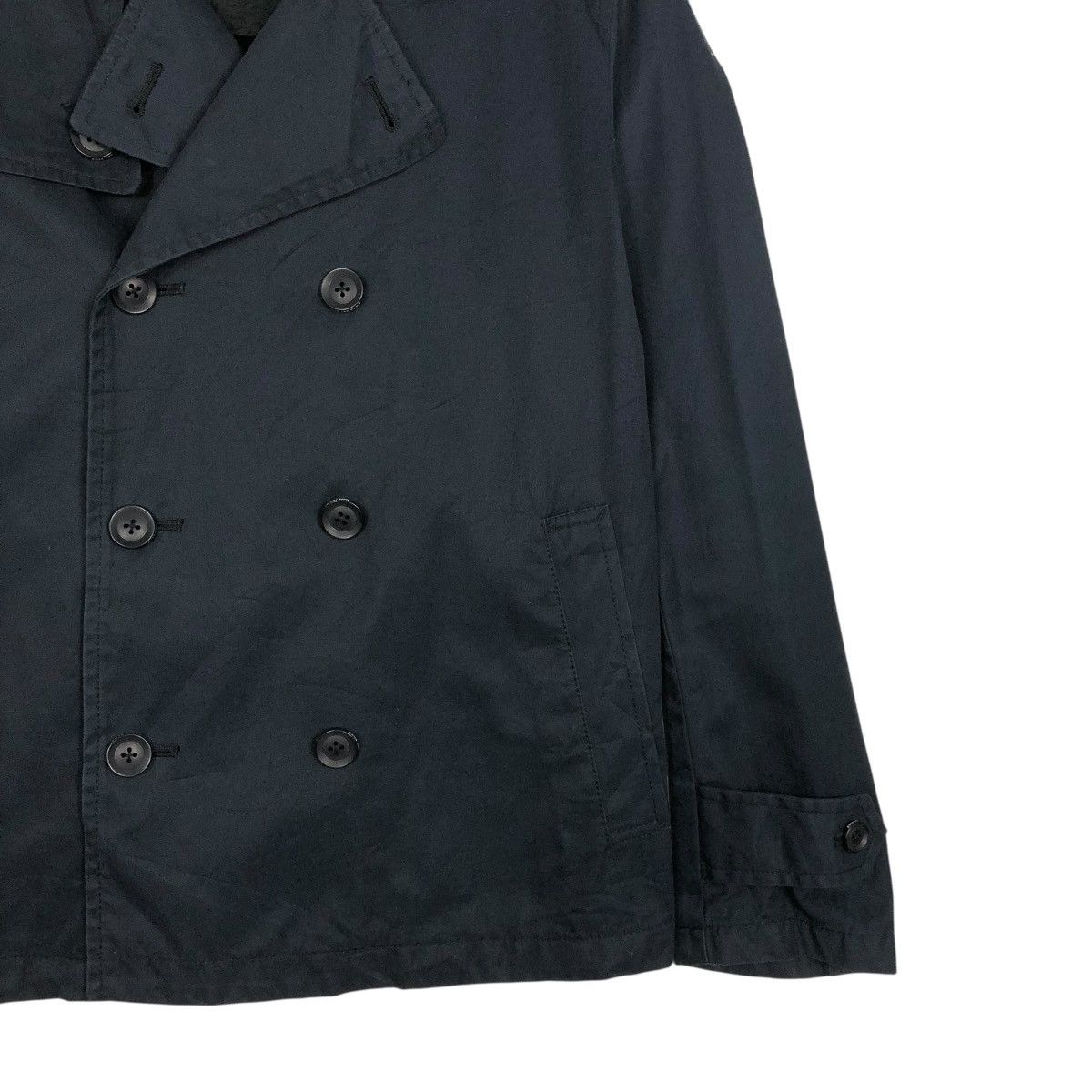 SHIPS 🔥RICH BLACK VINTAGE CHORE JACKET SHIPS JPN ISSEY MIYAKE Size US S / EU 44-46 / 1 - 7 Thumbnail