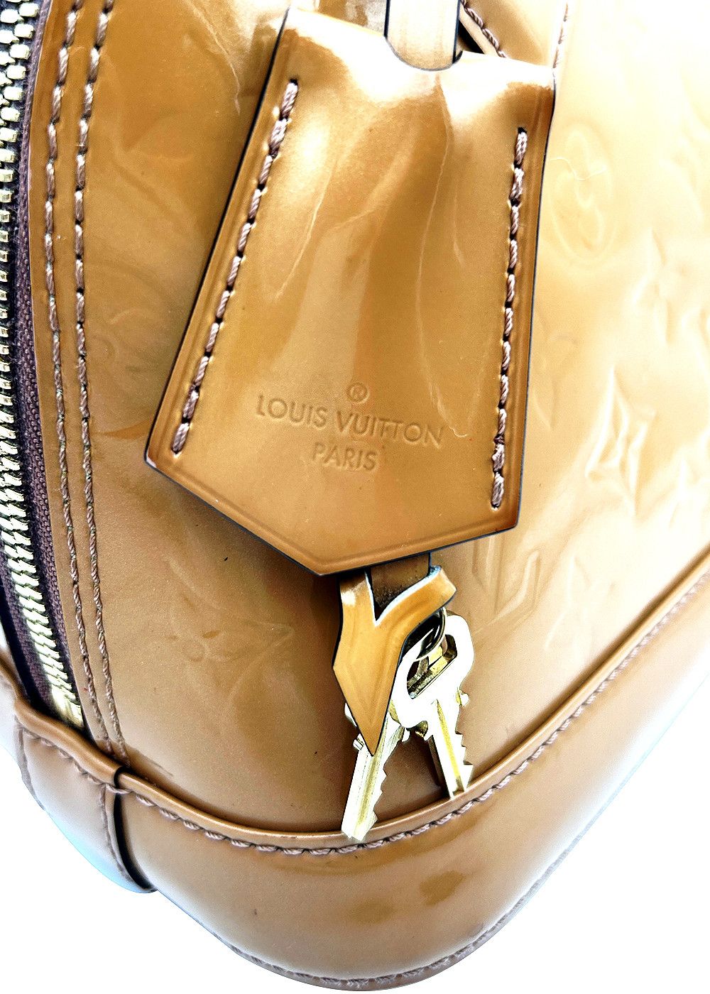 Louis Vuitton Louis Vuitton Monogram Vernis Alma BB Brown Size ONE SIZE - 5 Thumbnail