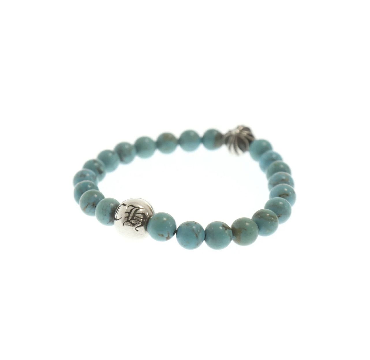 Chrome Hearts CHROME HEARTS 8MM TURQUOISE BEADS BRACELET Size ONE SIZE - 4 Thumbnail