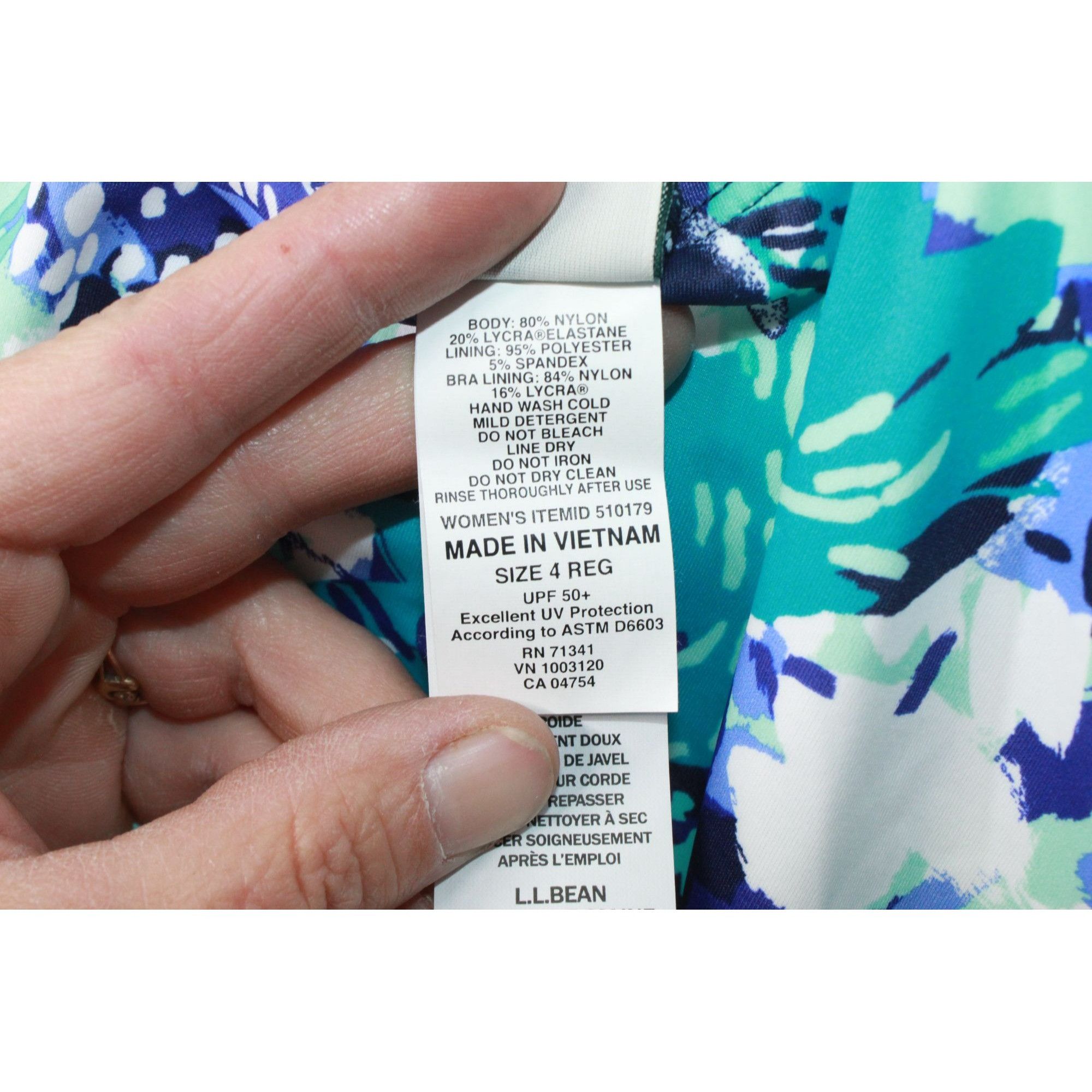 L.L. Bean LL Bean BeanSport Swimwear Scoopneck Tankini Top Size S / US 4 / IT 40 - 8 Thumbnail