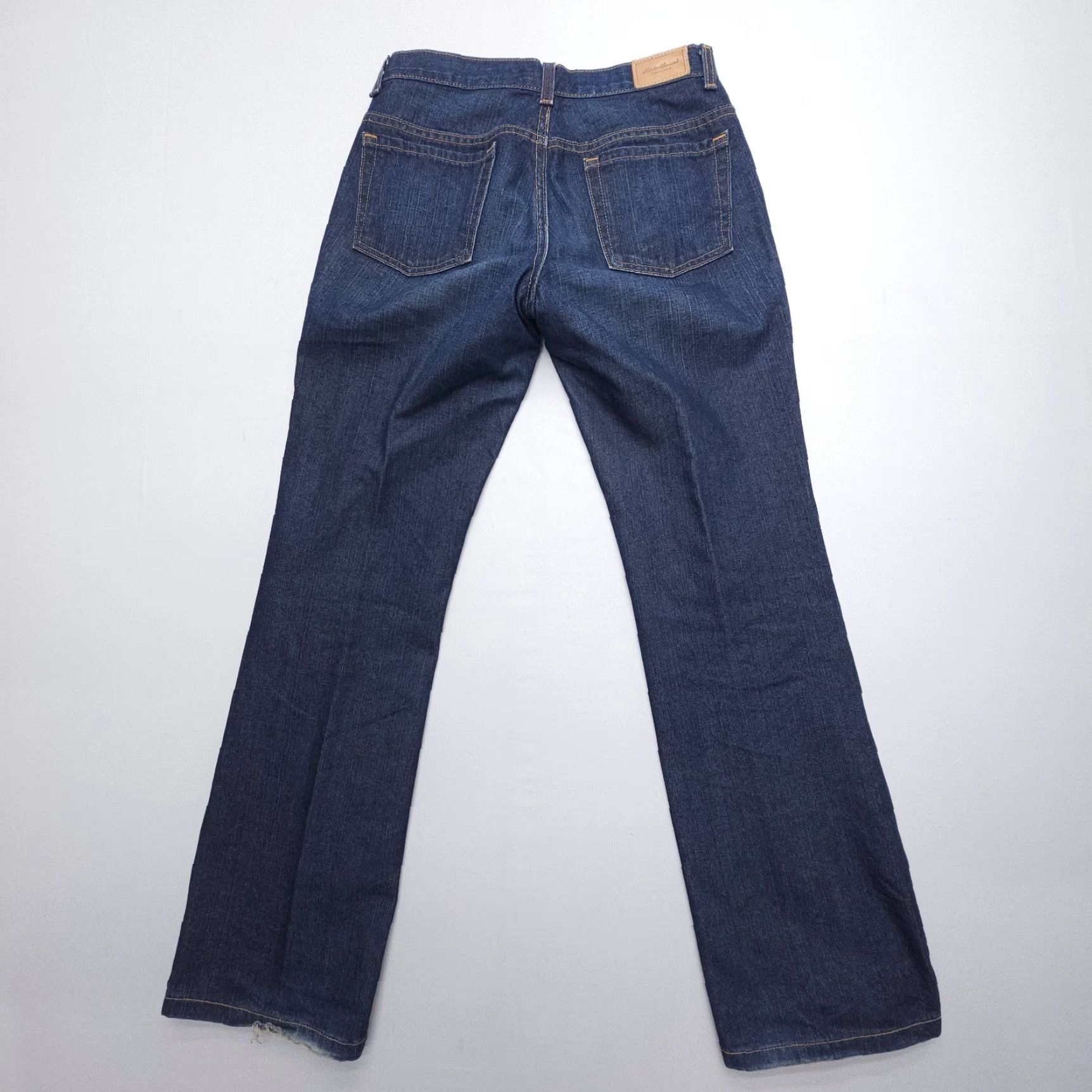 Eddie Bauer VINTAGE Eddie Bauer Jeans Bootcut Womens 4 Regular 32" Inseam Dark Wash Blue Cotton Denim Belt Loops 2000s USA Front Logo Womens Size 27" / US 4 / IT 40 - 2 Thumbnail