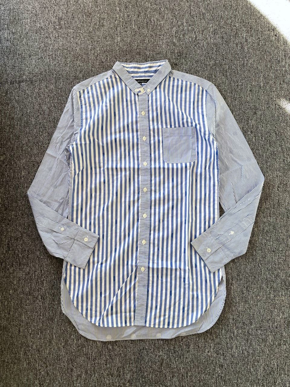 Vanquish Black by Vanquish Tokyo Japanese Brand Striped Shirt Size US S / EU 44-46 / 1 - 1 Thumbnail