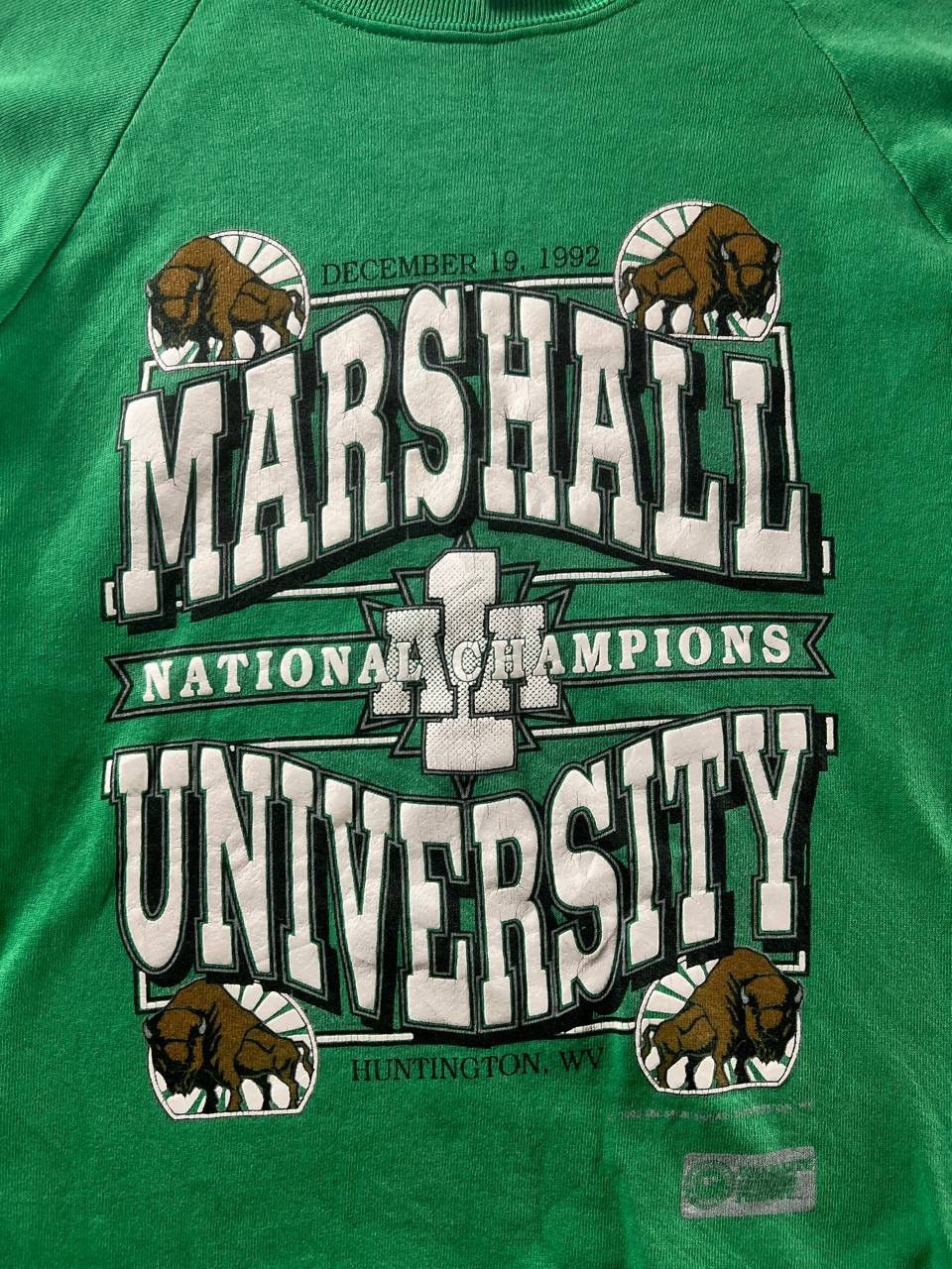 Jerzees Vintage 1992 Marshall University Sweatshirt Jerzees XL Size US XL / EU 56 / 4 - 2 Thumbnail