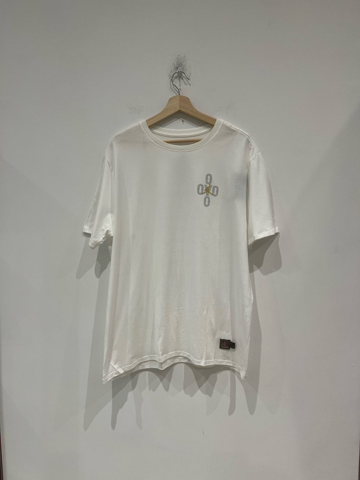Jordan Brand × October's Very Own Nike Air Jordan X 10 Retro OVO Tee White Gold Grey Size US XL / EU 56 / 4 - 1 Thumbnail