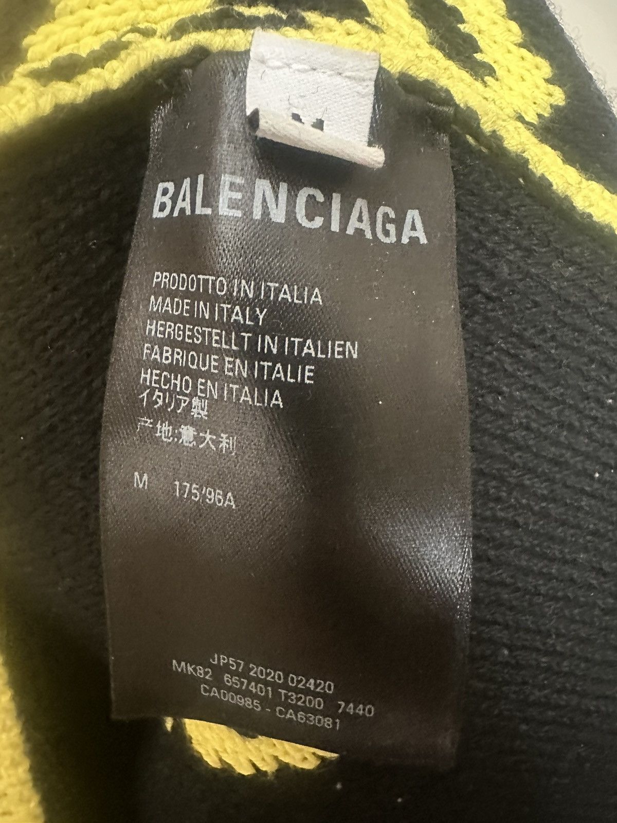 Balenciaga Balenciaga Logo Intarsia Oversize Crewneck Sweater Size US M / EU 48-50 / 2 - 5 Thumbnail