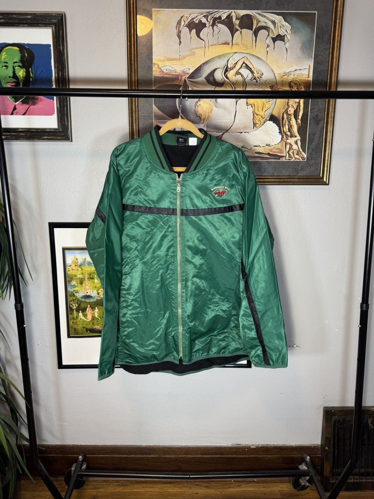 Nike Vintage Minnesota Wild Nike Jacket Size US L / EU 52-54 / 3 - 1 Thumbnail