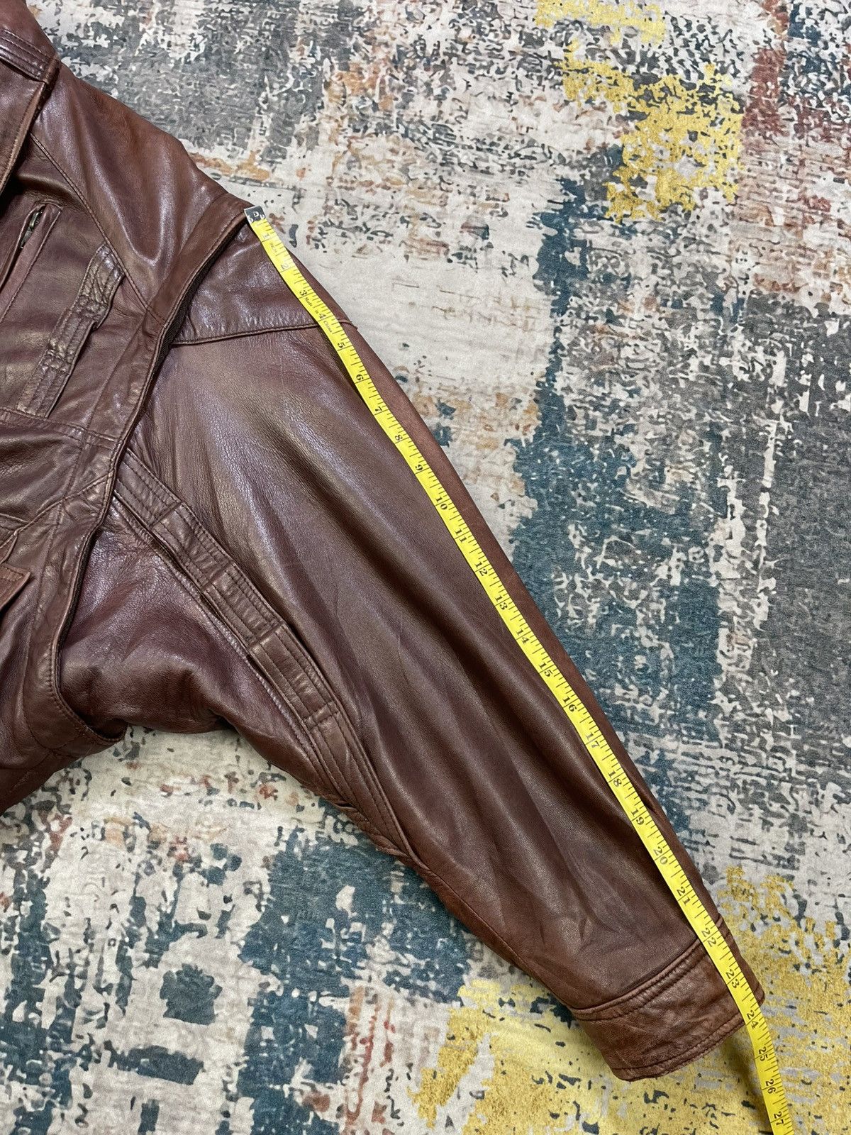 Genuine Leather Vtg Leather Bomber Detachable Sleeve Utilitarian Jacket Size US M / EU 48-50 / 2 - 15 Thumbnail