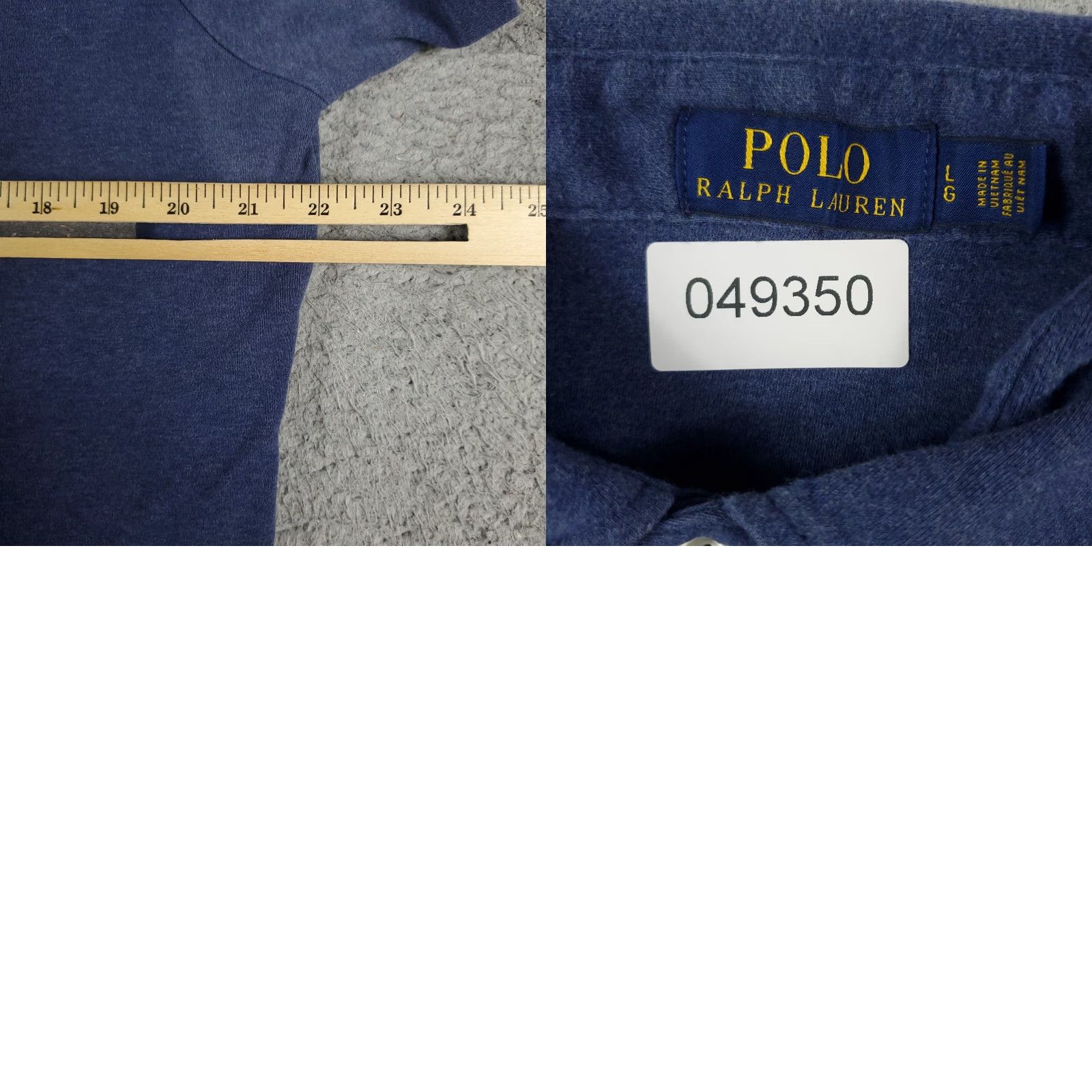 Ralph Lauren Ralph Lauren Polo Shirt Mens Large Blue Cotton Short Sleeve Casual Size US L / EU 52-54 / 3 - 8 Thumbnail
