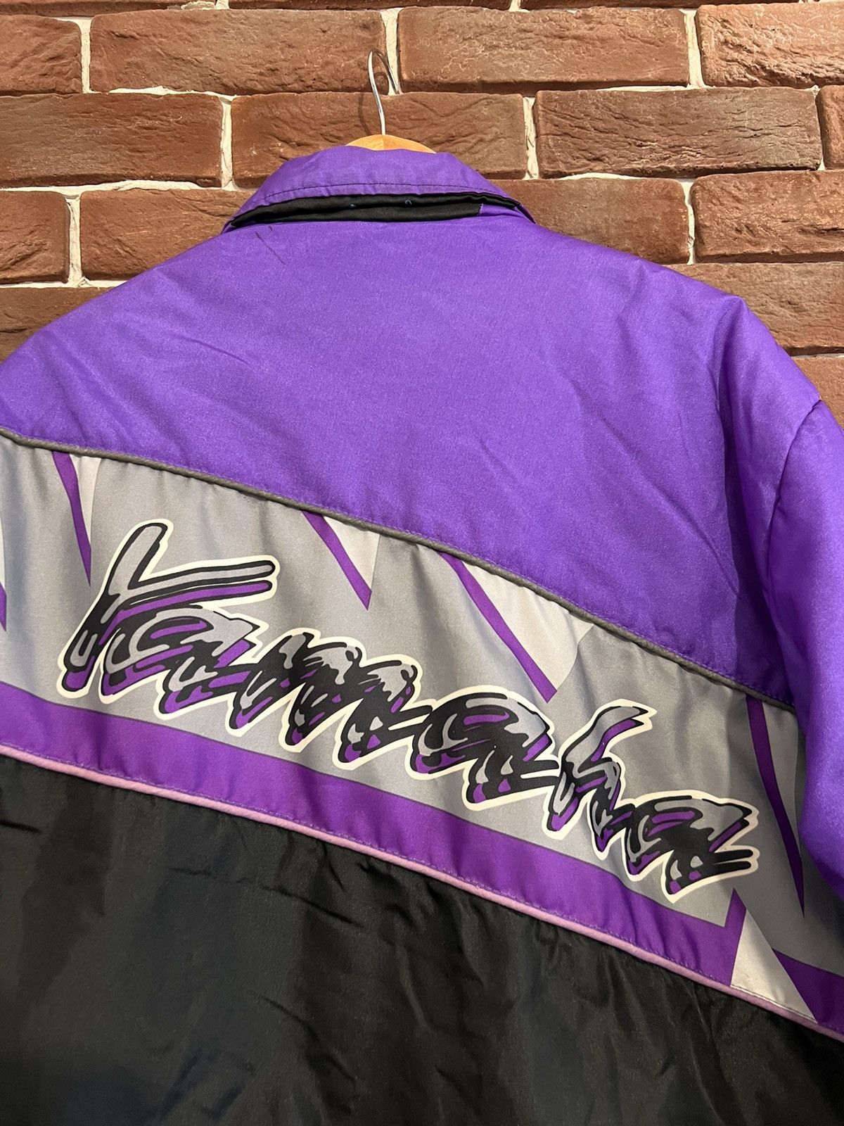 Vintage Vintage Yamaha Racing Bomber Jacket Motor speed streetwear Size US L / EU 52-54 / 3 - 3 Thumbnail