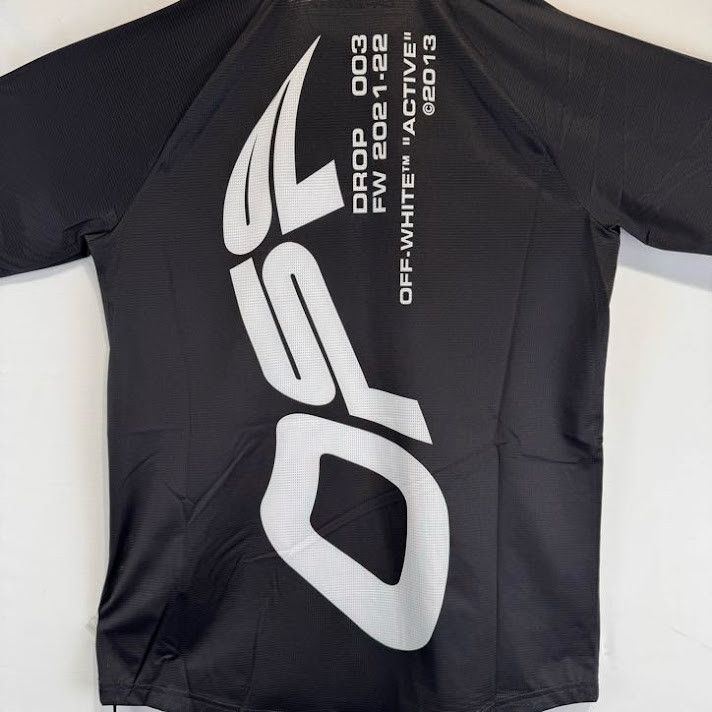 Off-White o1rshd1 Q:2 / Active Short Sleeve Mesh Tee in Black Size US S / EU 44-46 / 1 - 7 Thumbnail