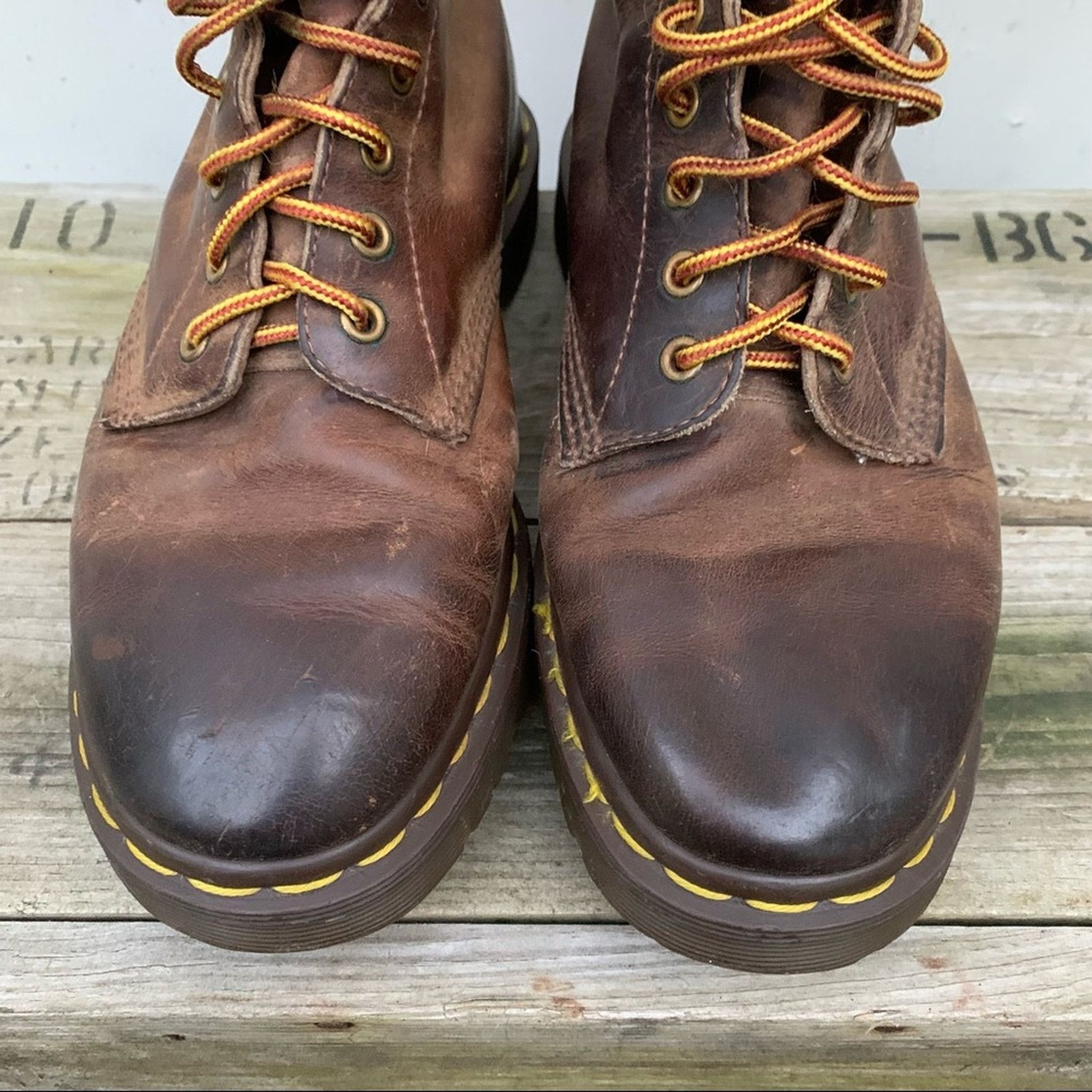 Dr. Martens Doc Dr Martens 1460 lace up boot brown Made in England UK8 Size US 10 / IT 40 - 6 Thumbnail
