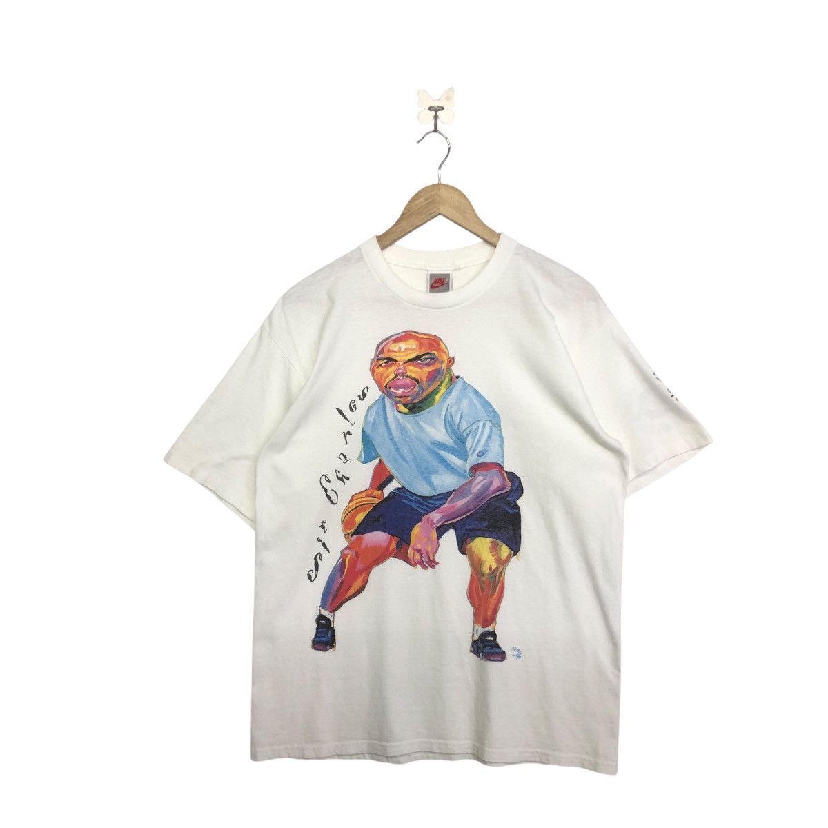 Nike VINTAGE 90 NIKE HOOP HEROES SIR CHARLES BARKLEY ARTWORK TEE Size US M / EU 48-50 / 2 - 1 Thumbnail