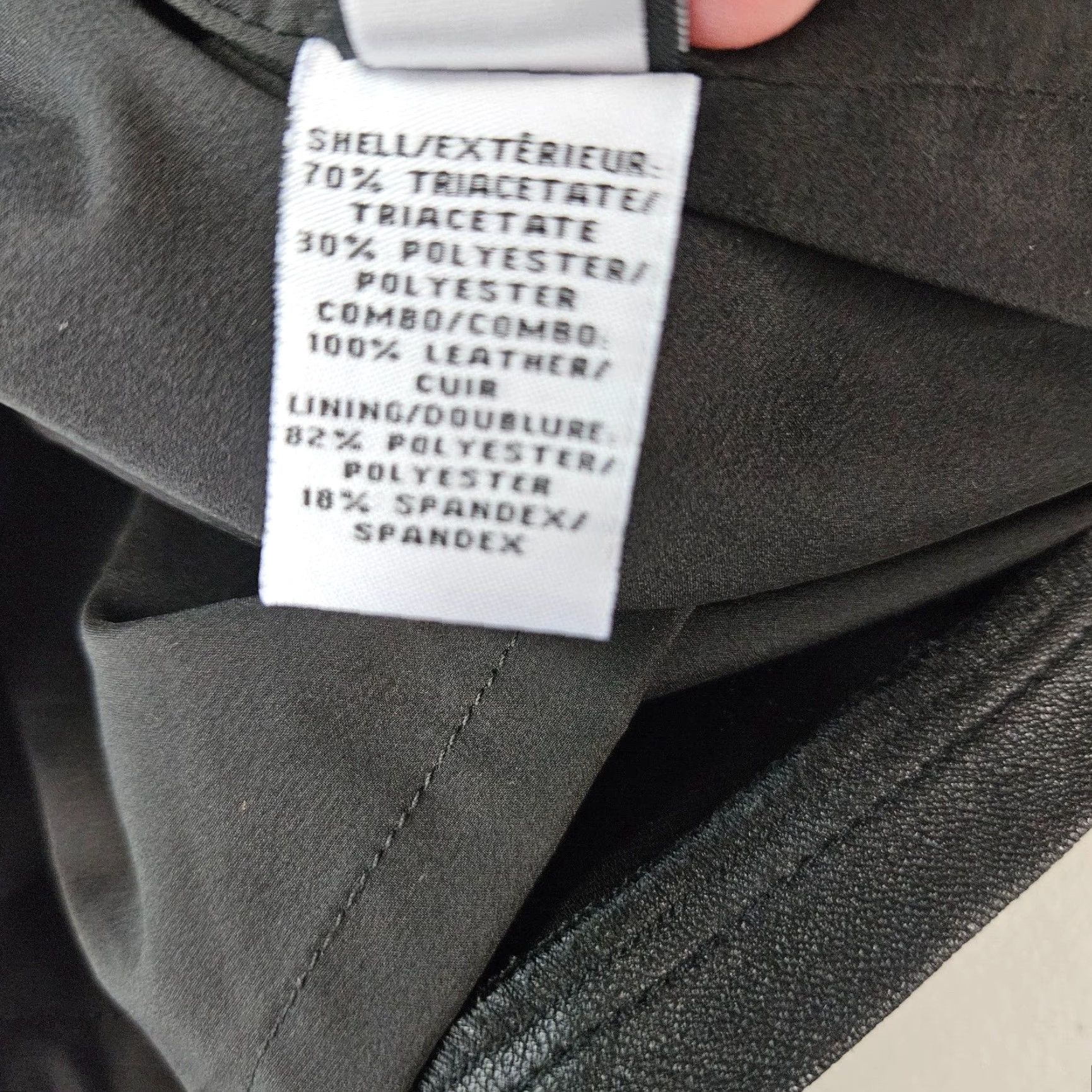 Diane von Furstenberg Diane von Furstenberg Skirt Womens Karina Mini Sz 6 Black Leather Trim Zip Short Size 28" / US 6 / IT 42 - 4 Thumbnail