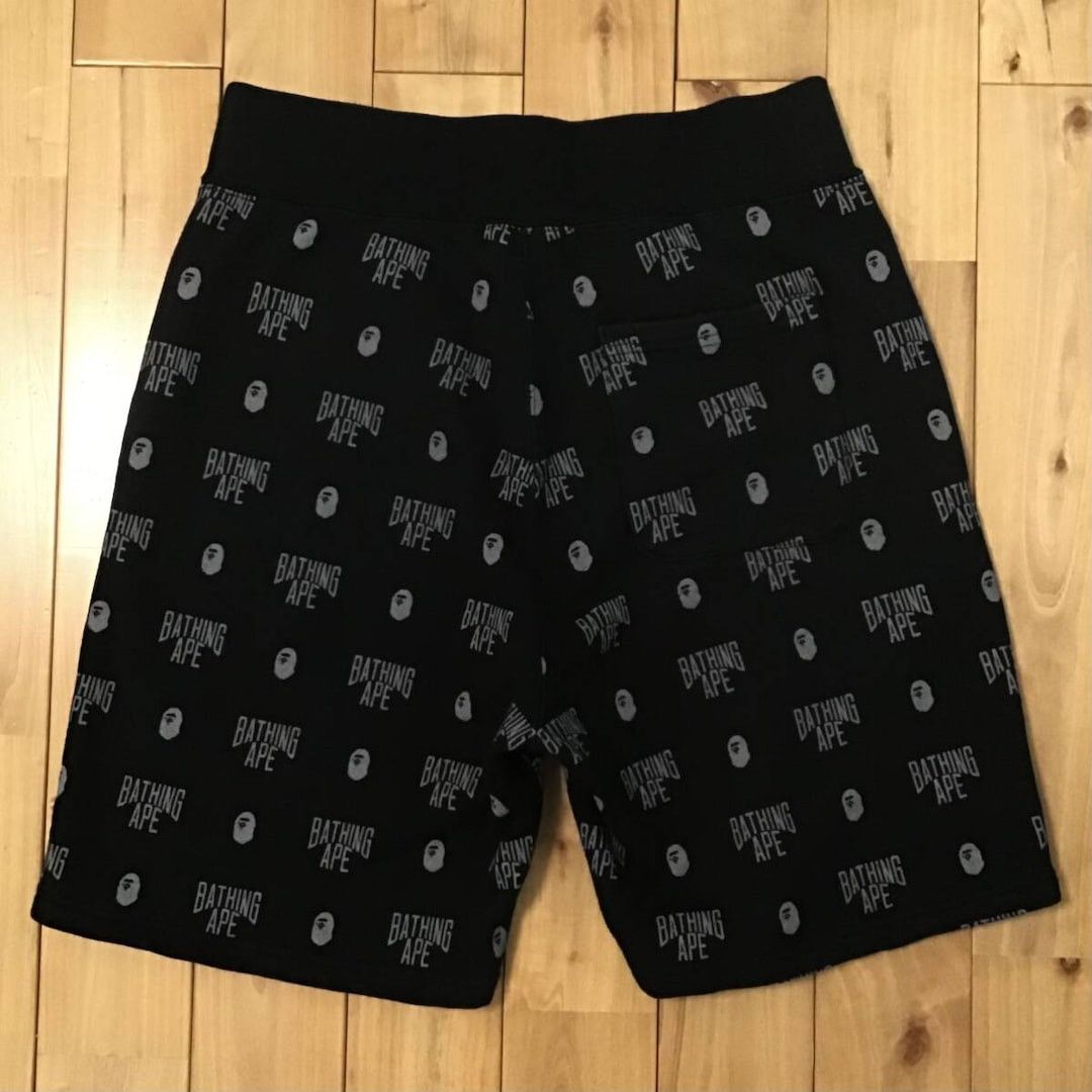 Bape BAPE Monogram sweat shorts a bathing ape ★size M Size US 32 / EU 48 - 2 Thumbnail