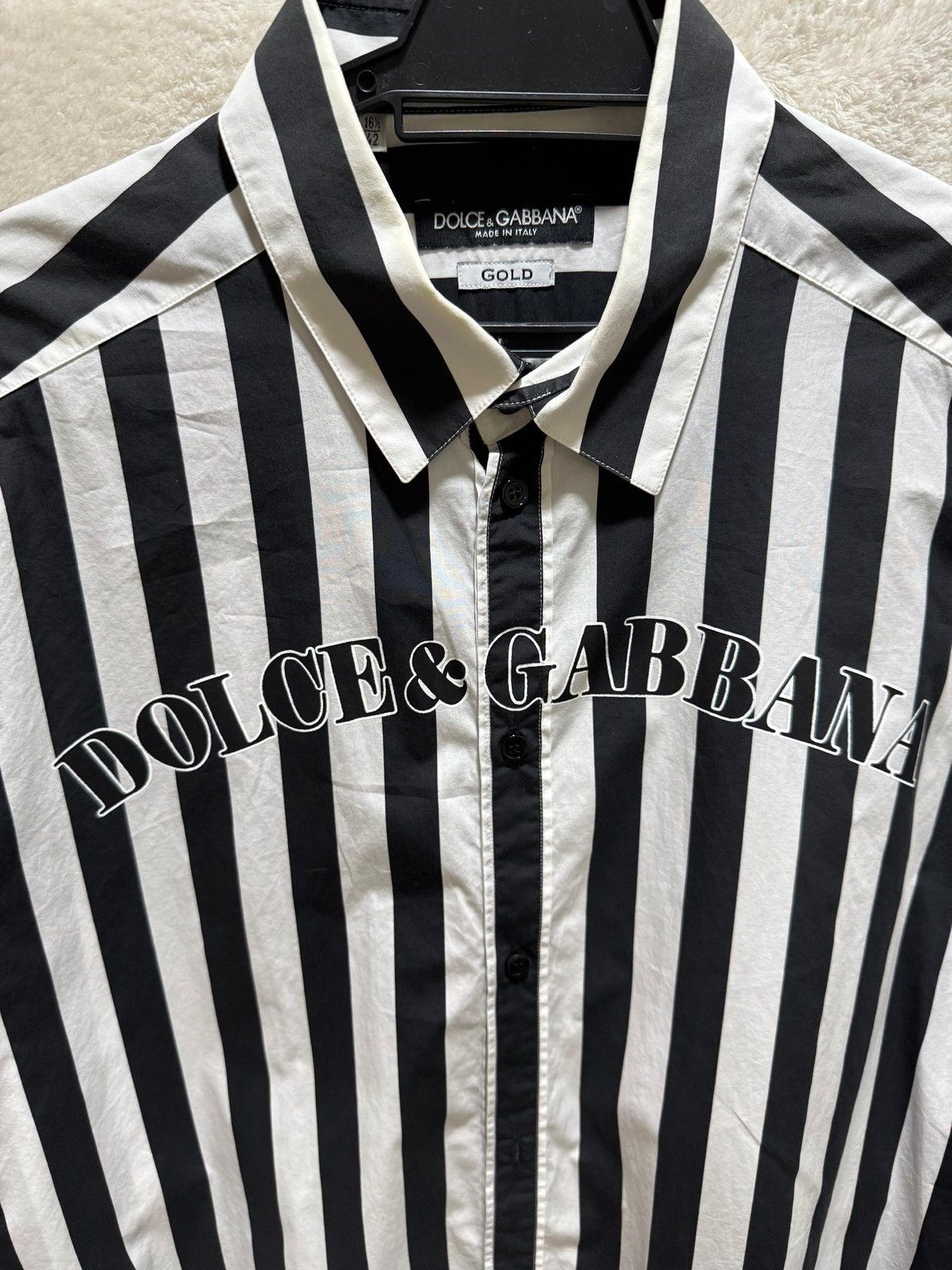 Dolce & Gabbana Dolce & Gabbana gold long sleeve shirt Size US S / EU 44-46 / 1 - 2 Thumbnail