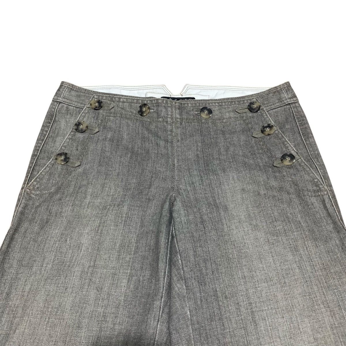 Theory Theory Mid Rise Gray Flared Grunge Preppy Ifsix Lgb Style Size US 30 / EU 46 - 2 Thumbnail