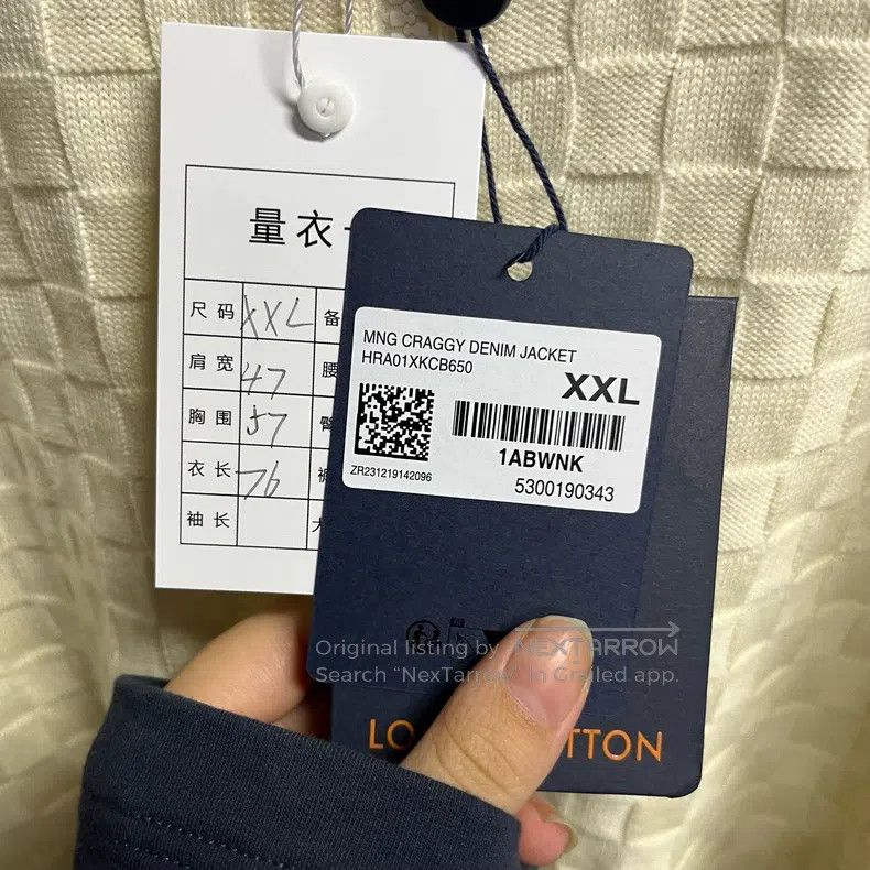 Louis Vuitton Louis Vuitton 24 Ivory Solid Zip-up Casual Long Sleeve Swe Size US XXL / EU 58 / 5 - 2 Thumbnail