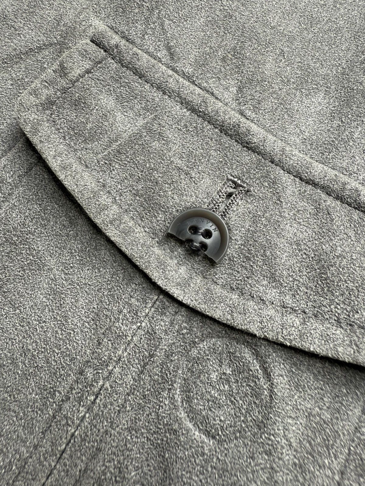 Lanvin 💥Offer me💥 LANVIN Suede Adjustable Waist Jacket Size US M / EU 48-50 / 2 - 12 Thumbnail