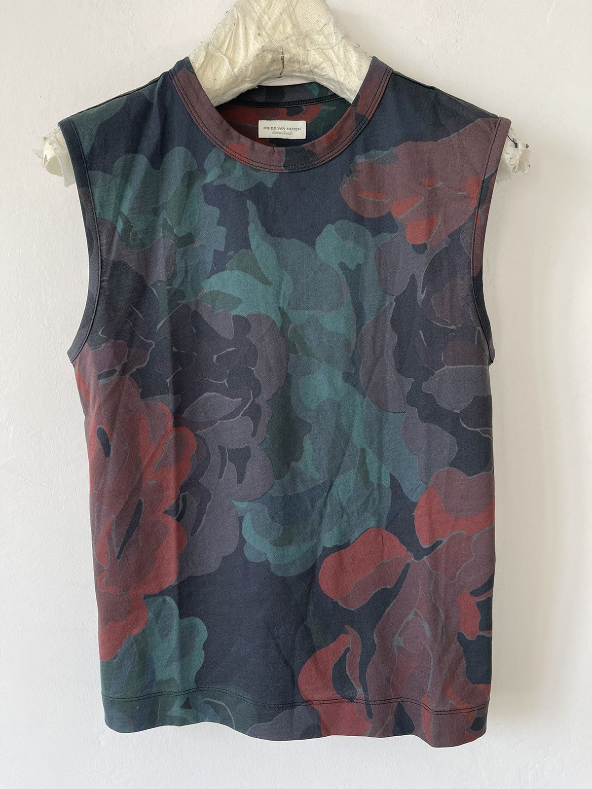 Dries Van Noten Floral Print Cotton Sleeveless Top Size S / US 4 / IT 40 - 2 Thumbnail
