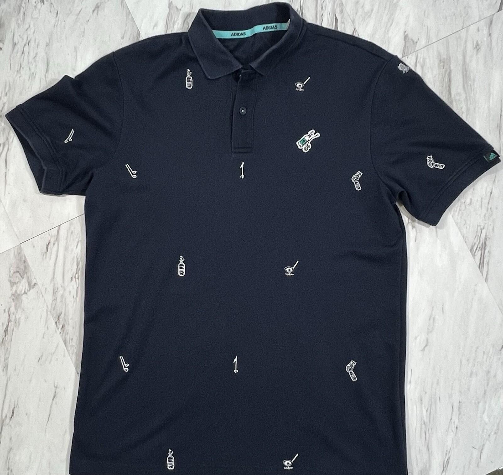 Adidas Adidas Golf Polo Shirt Men’s XL Navy Blue All Golf Icons #8 Size US M / EU 48-50 / 2 - 1 Thumbnail