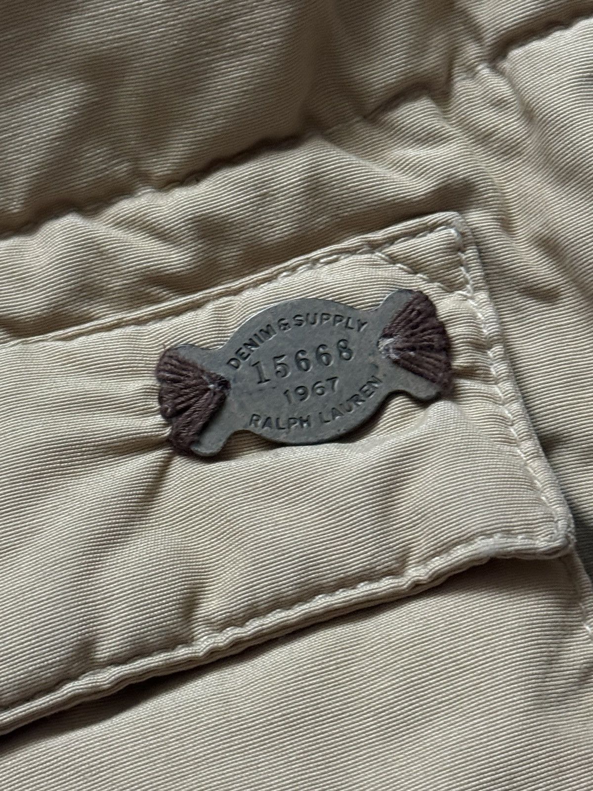 Denim & Supply Ralph Lauren × Polo Ralph Lauren × Ralph Lauren Denim & Supply Ralph Lauren down beige jacket puffer bomber Size US L / EU 52-54 / 3 - 9 Thumbnail