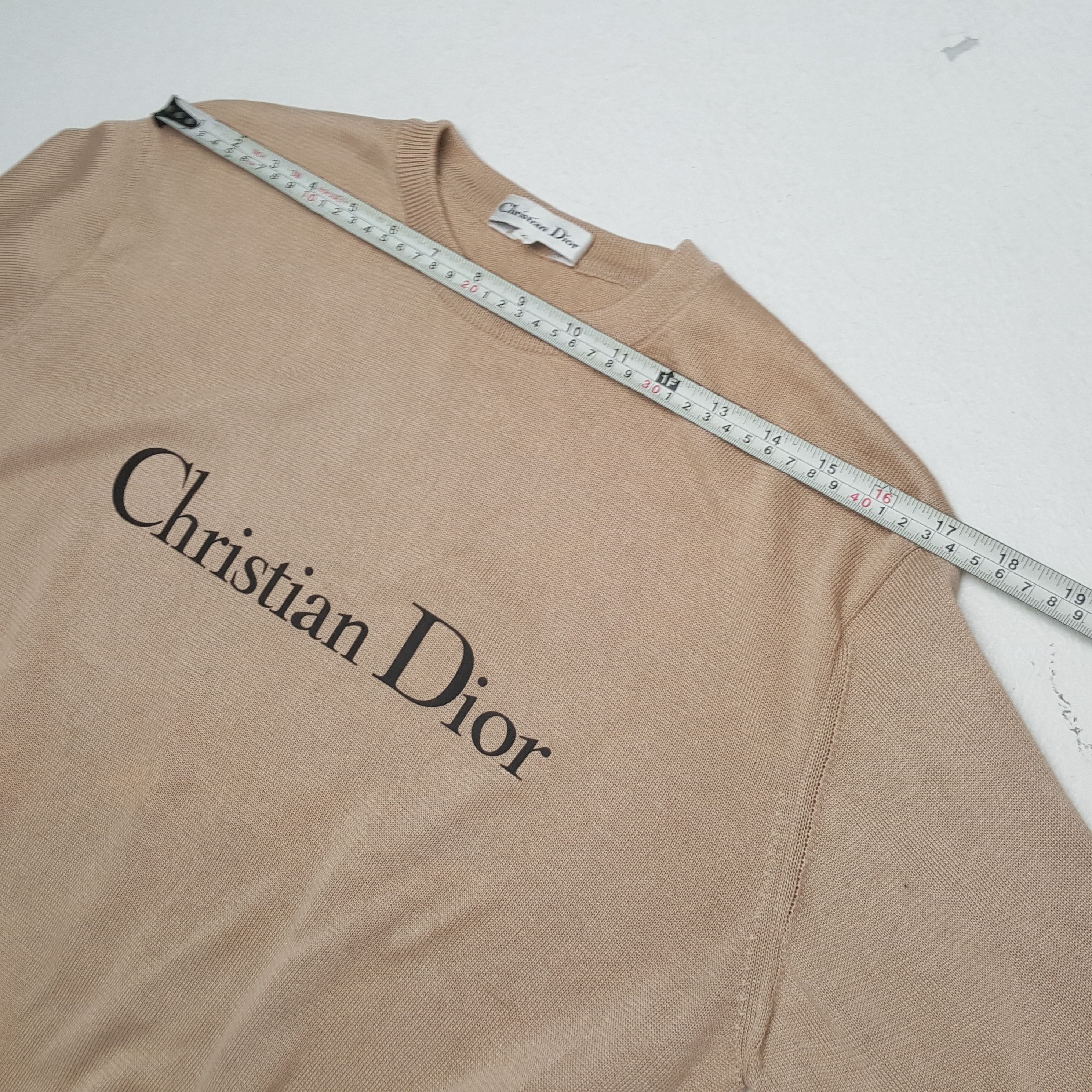 Christian Dior Monsieur × Designer × Vintage CHRISTIAN DIOR Fashion Brand Custom Art Sweatshirt Size S / US 4 / IT 40 - 4 Thumbnail