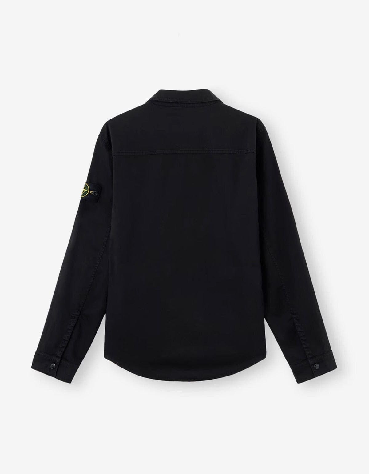 Stone Island Stone Island Black Cotton Satin Overshirt Size US S / EU 44-46 / 1 - 2 Thumbnail