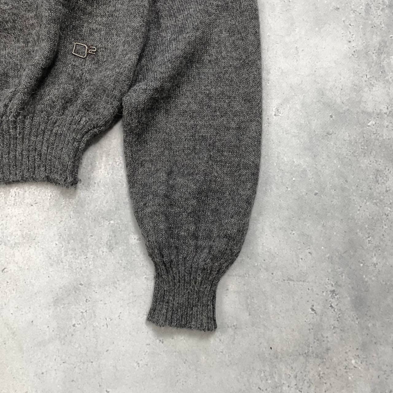 Dsquared2 Dsquared2 High Neck Alpaca Sweater Jumper Gray Size XL Size US XL / EU 56 / 4 - 14 Thumbnail