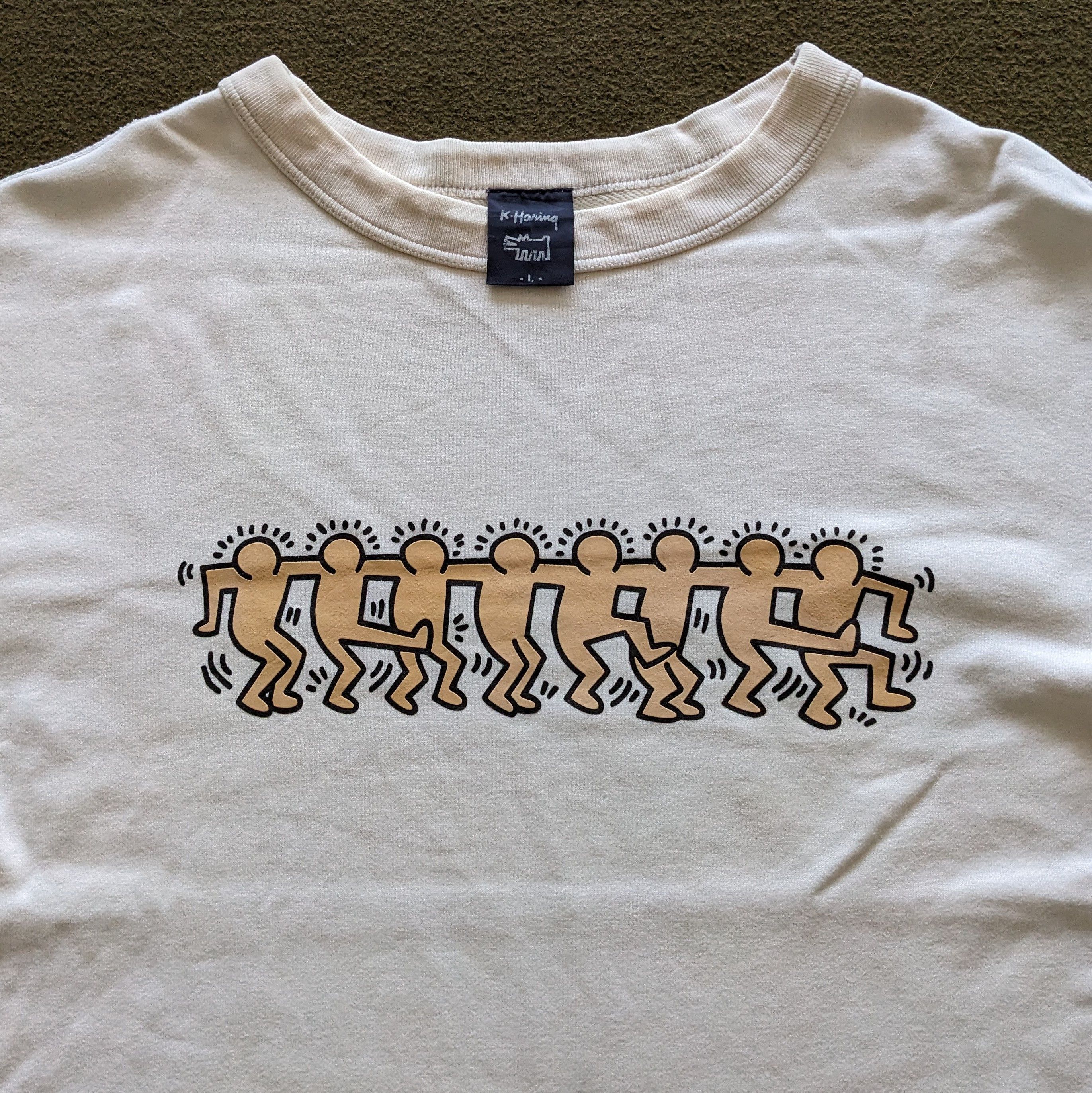 Vintage Vintage Keith Haring x Uniqlo Streetwear Style Sweatshirt Size US L / EU 52-54 / 3 - 2 Thumbnail