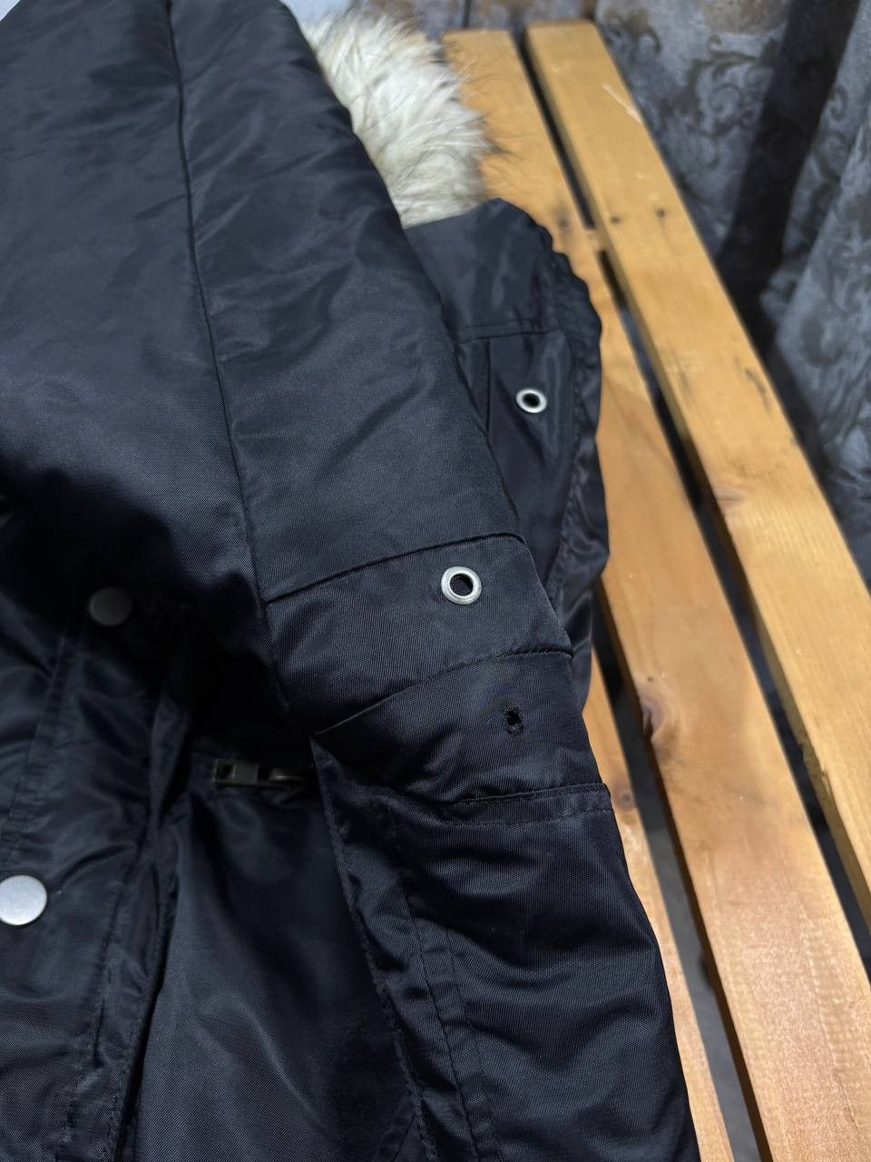 Japanese Brand Vintage FUR Avant Garde Y2K GOA style Bomber Jacket Size US M / EU 48-50 / 2 - 10 Thumbnail