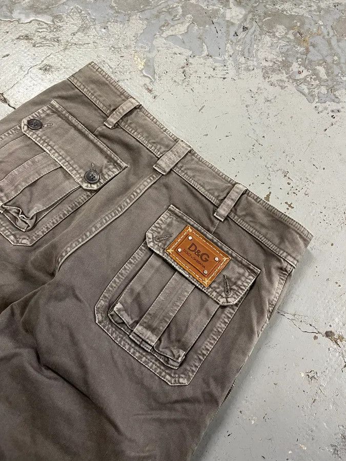 Dolce & Gabbana AW2008 Dolce & Gabbana Multi-Pocket Grey Cargo Pants Size US 32 / EU 48 - 10 Thumbnail