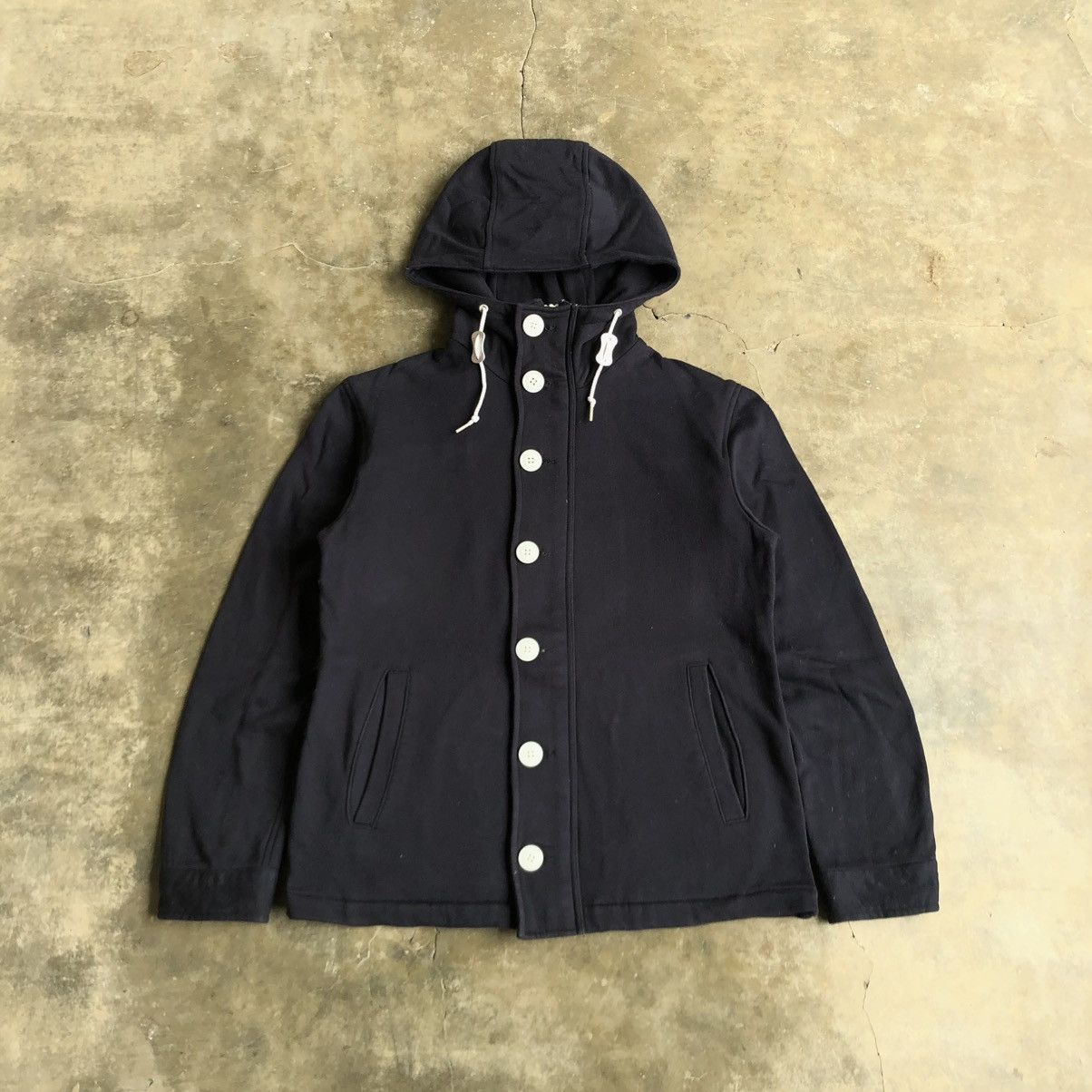 Beams Plus 2000s Beams Japan Button/Zipper Hoodie Black Ifsixwasnine Size US S / EU 44-46 / 1 - 1 Thumbnail