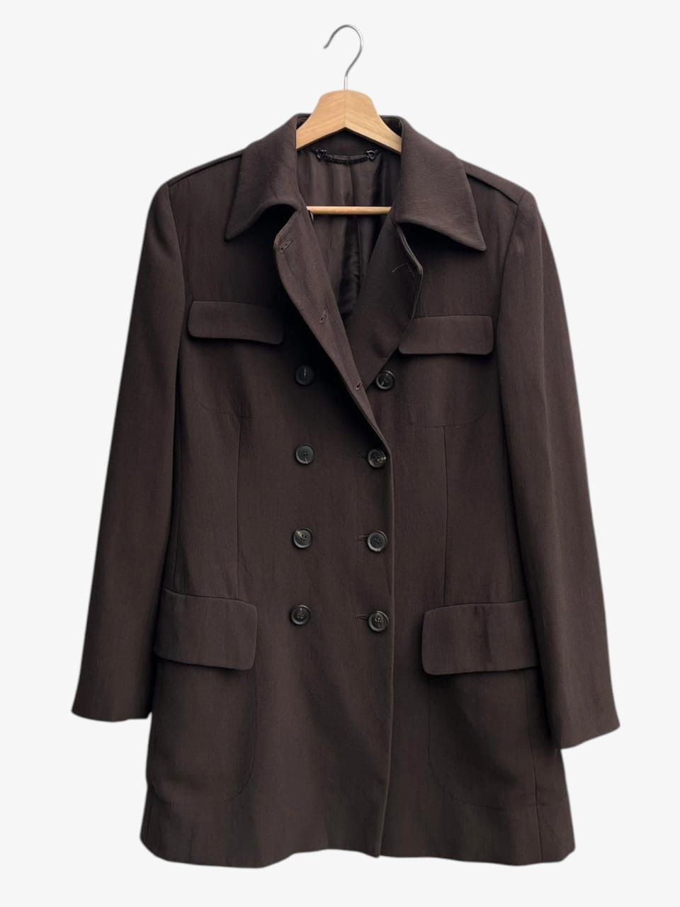 Gucci 1996 Gucci Tom Ford Double Breasted Wool-Blend Coat Size M / US 6-8 / IT 42-44 - 2 Thumbnail