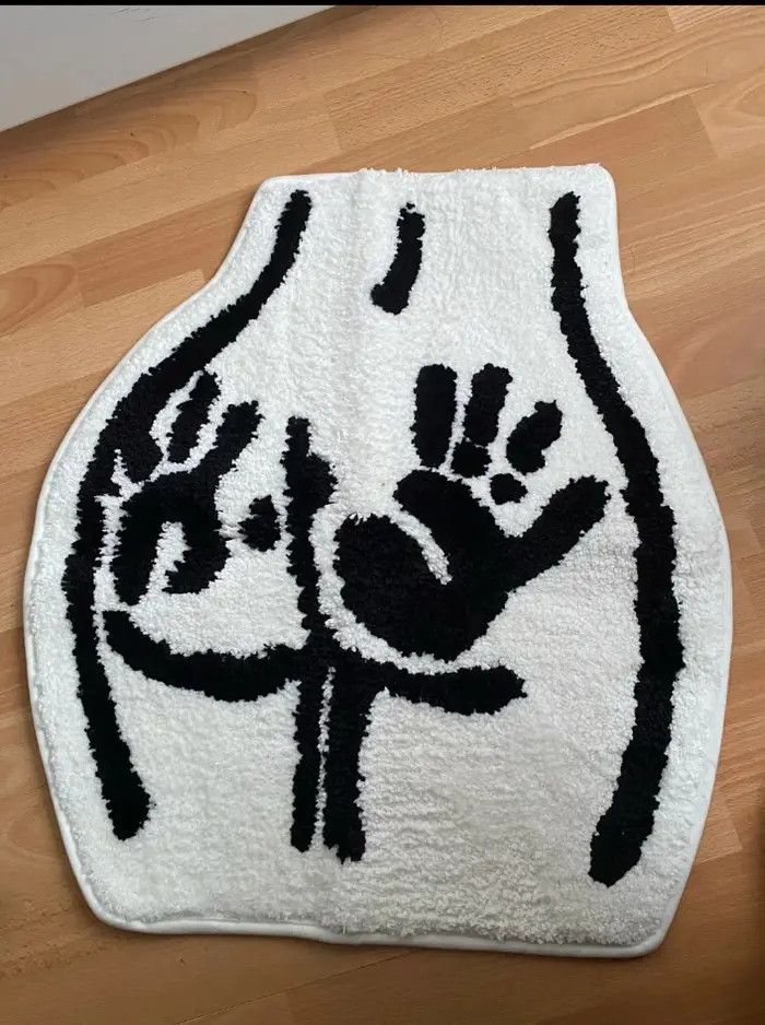Handmade Handmade Floormats Bedroom Anti Slip Fluffy Soft Rugs Size ONE SIZE - 2 Thumbnail