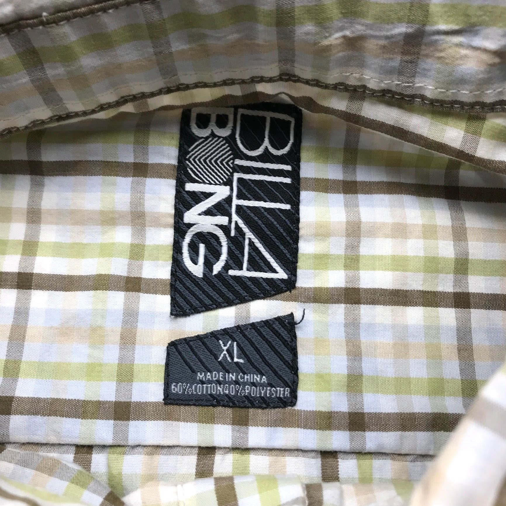 Billabong Billabong Short Sleeve Button-Up Shirt Mens XL Plaid Graph Check White Green Blue Size US XL / EU 56 / 4 - 4 Thumbnail