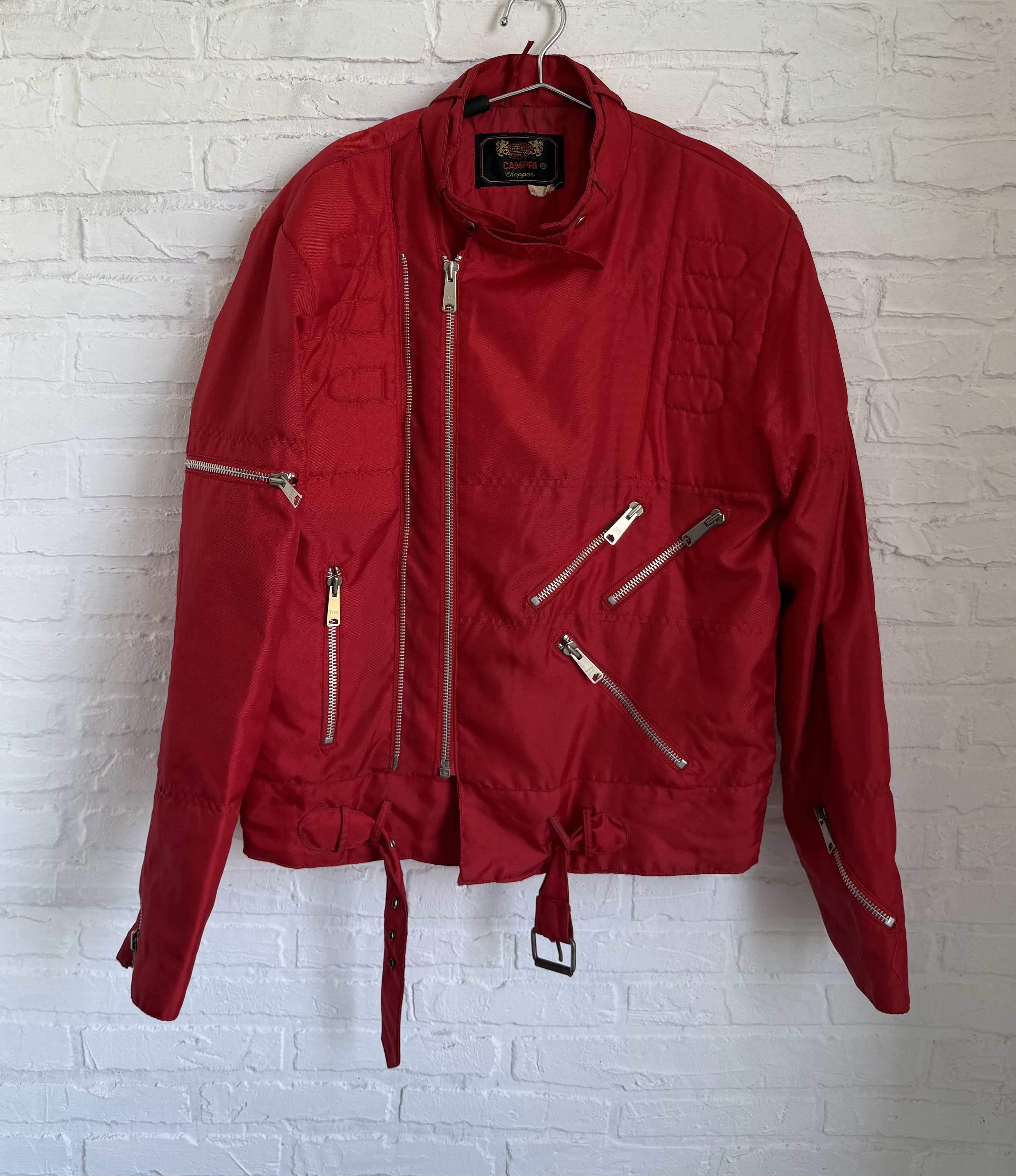 Vintage Vintage 80s Campri Chopper racing biker jacket Size US L / EU 52-54 / 3 - 1 Thumbnail