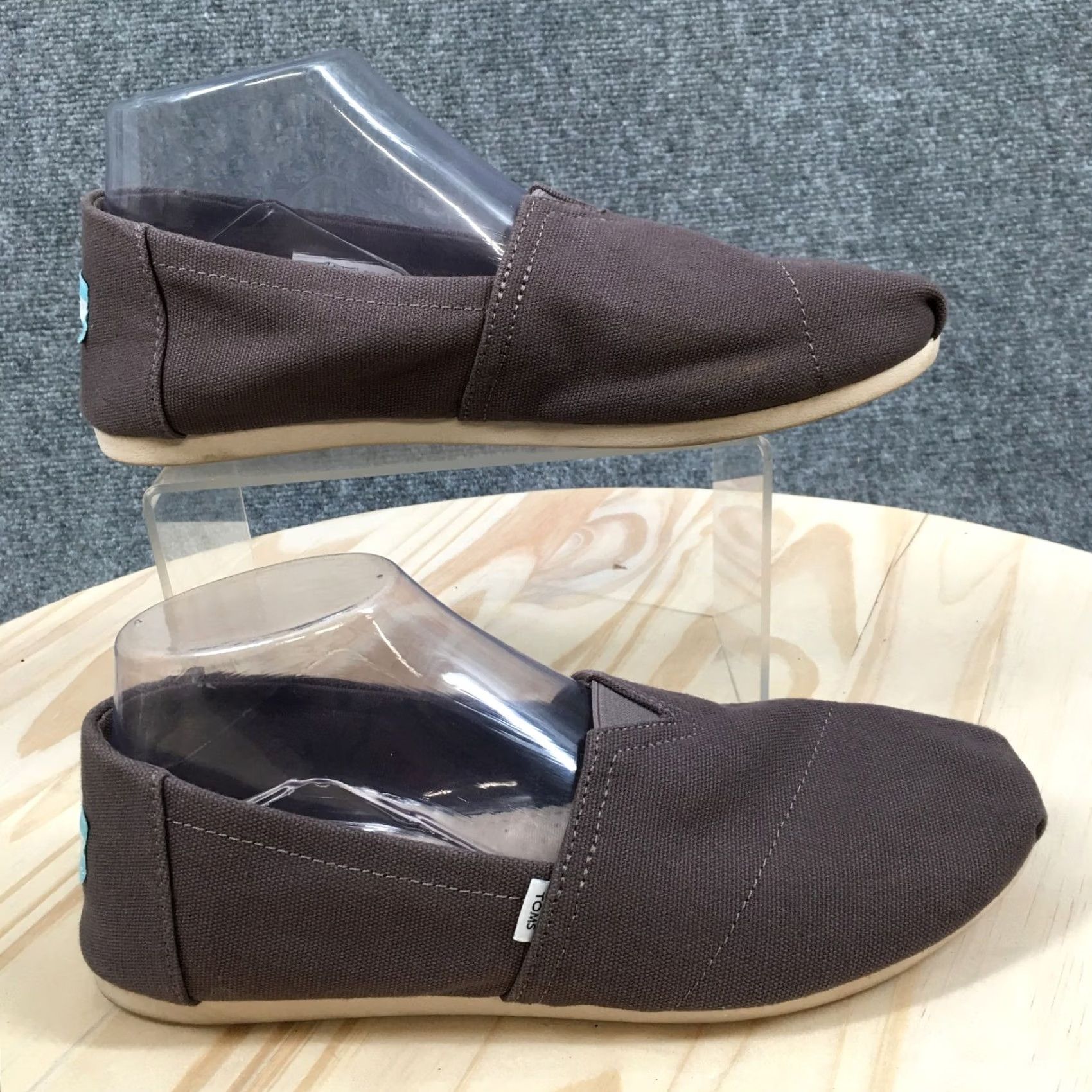 Toms TOMS Alpargata Classic Slip-On Brown Casual Womens 8.5 Closed Toe Low Top Canvas Shoes Size M / US 6-8 / IT 42-44 - 2 Thumbnail