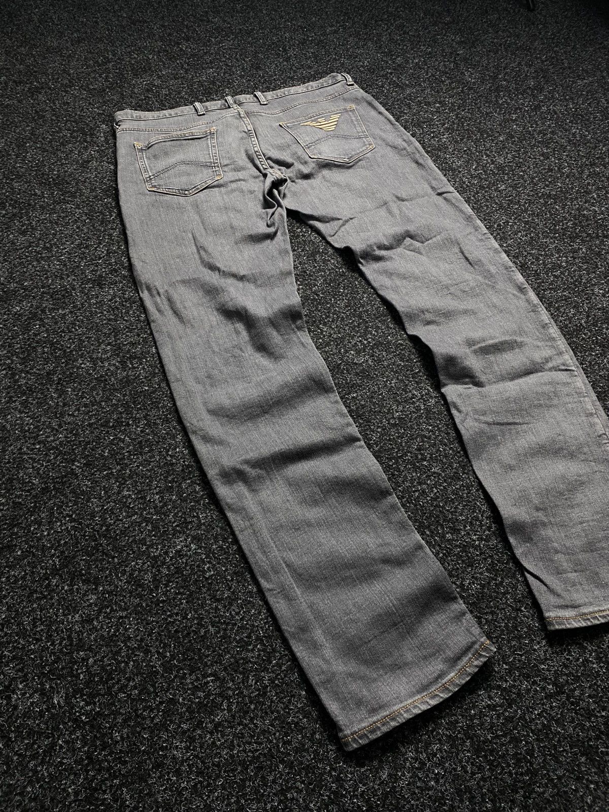 Armani × Vintage Vintage 90s Armani Jeans Baggy Pocket Logo Size US 34 / EU 50 - 9 Thumbnail
