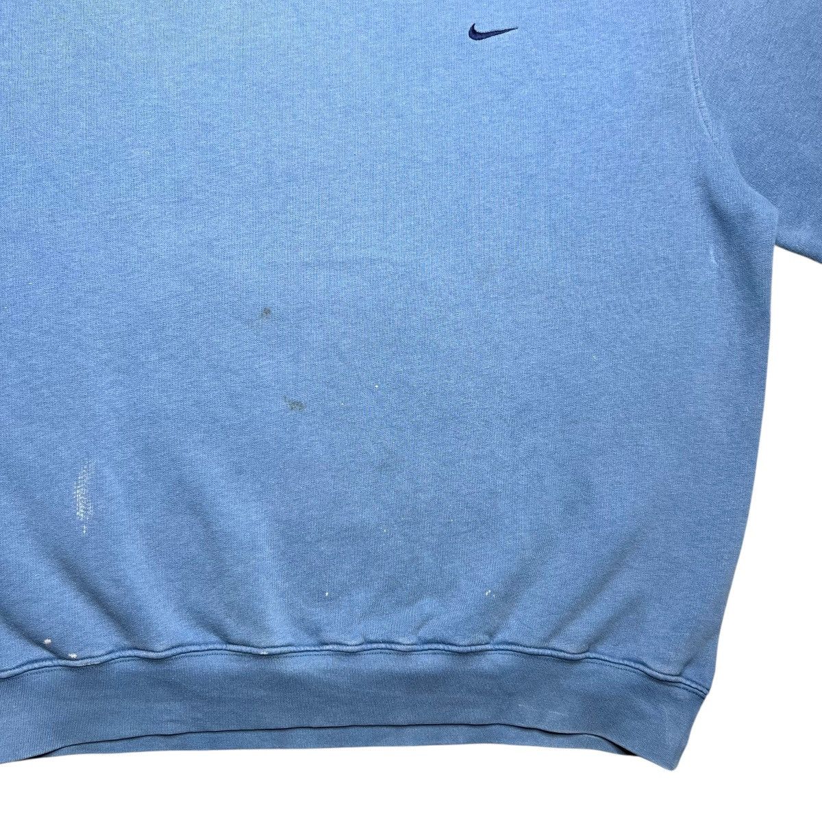 Nike Vtg 2000s Nike Swoosh Blue Pullover Embroidered Sweatshirt Size US XL / EU 56 / 4 - 6 Thumbnail