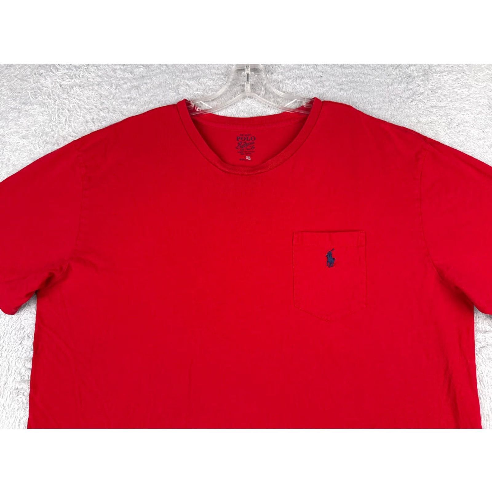 Ralph Lauren Polo Ralph Lauren Shirt Men XL Red Crew Neck Short Sleeve 100% Cotton Polo Ralph Lauren Shirt Men XL Red Crew Neck Short Sleeve 100% Cotton Size US XL / EU 56 / 4 - 4 Thumbnail